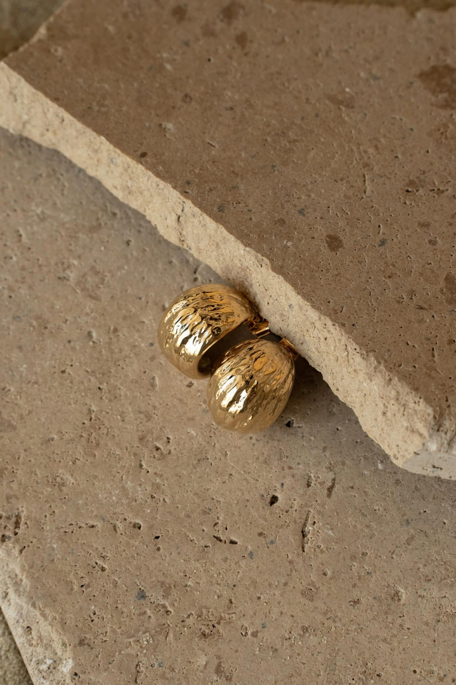 Gold Ariel Earrings - Image 2