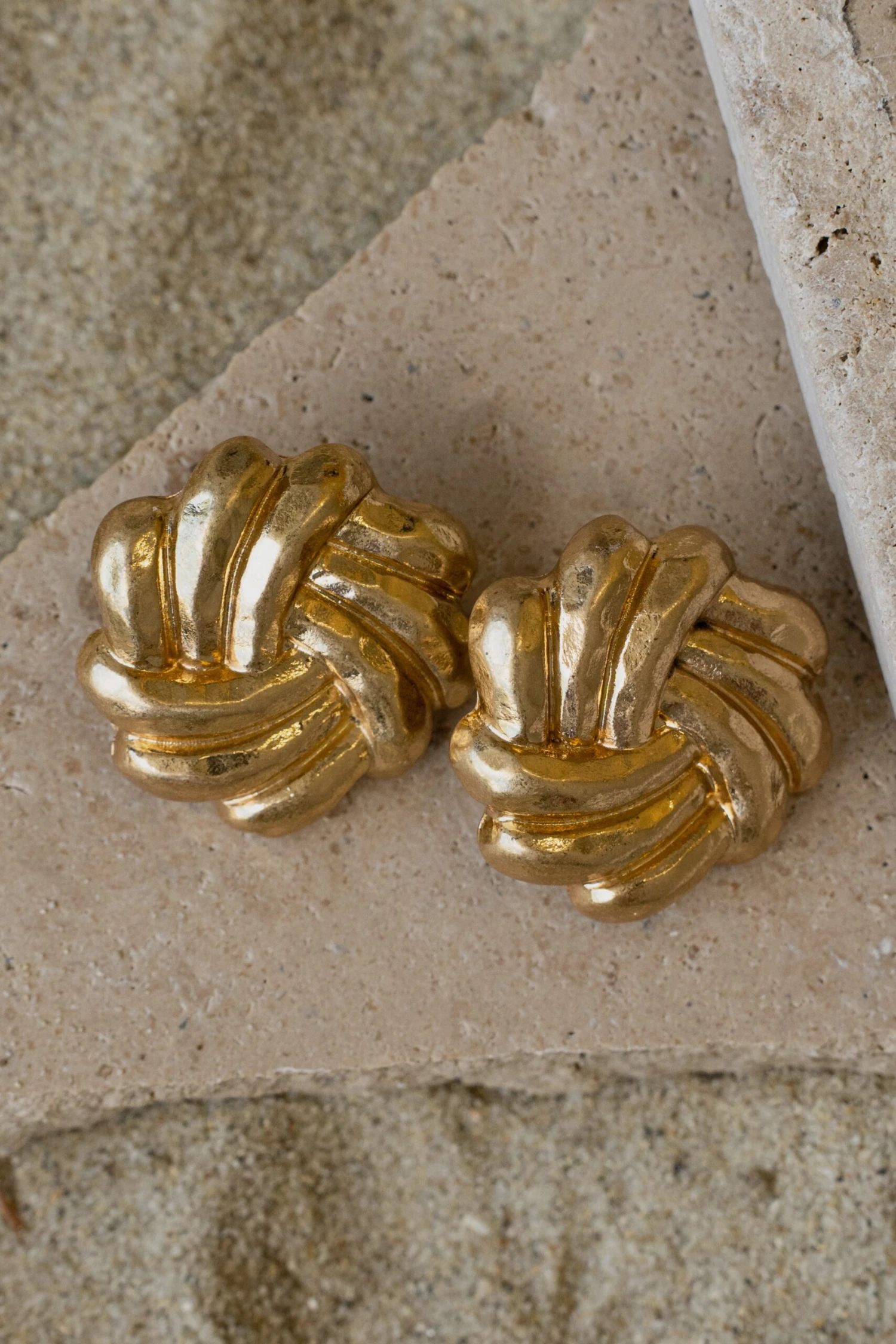 Gold Aliah Earrings - Image 2