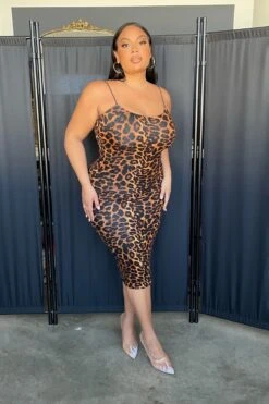 Leopard Vince Bodycon Dress