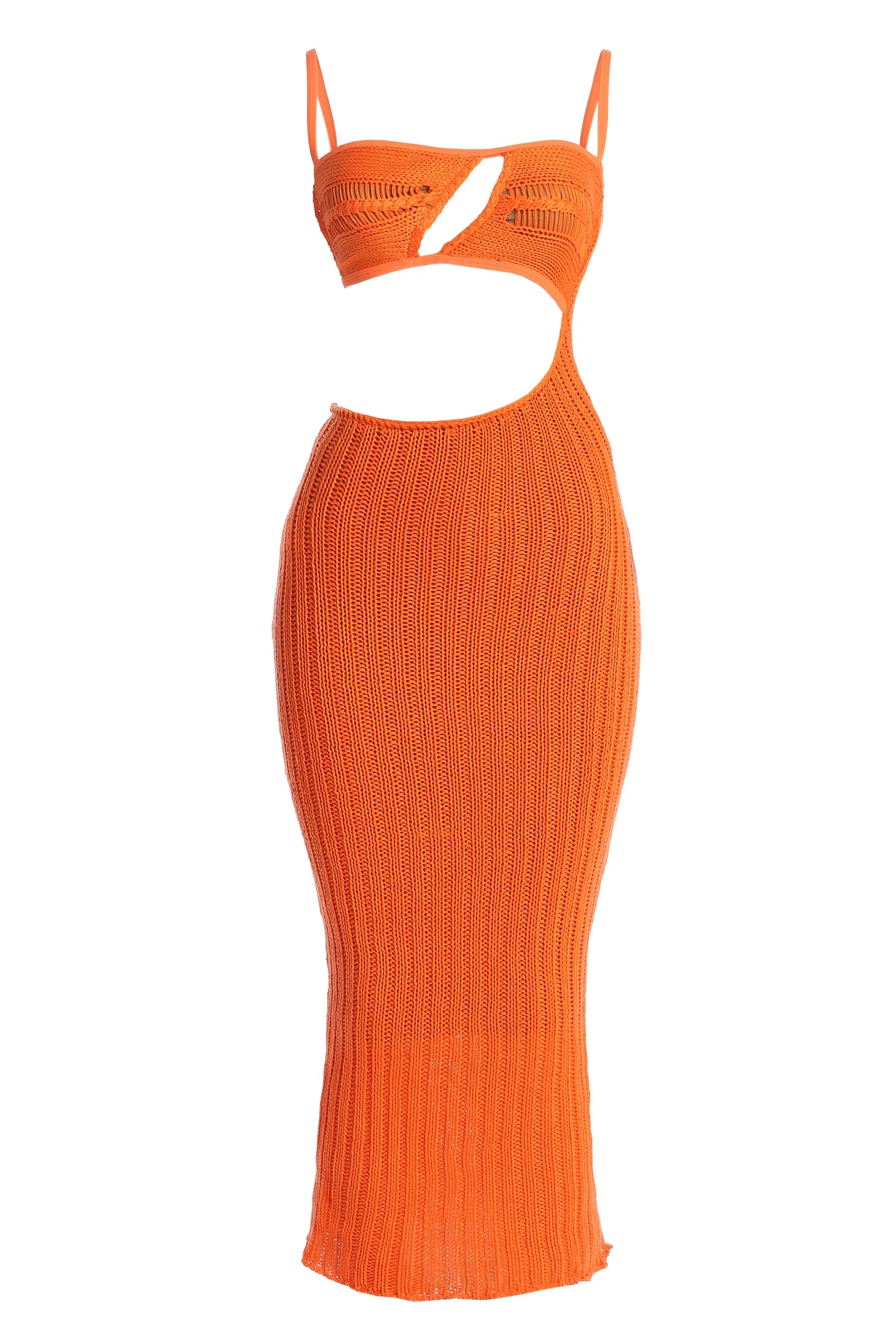 Orange Coastal Escape Dress - Image 2