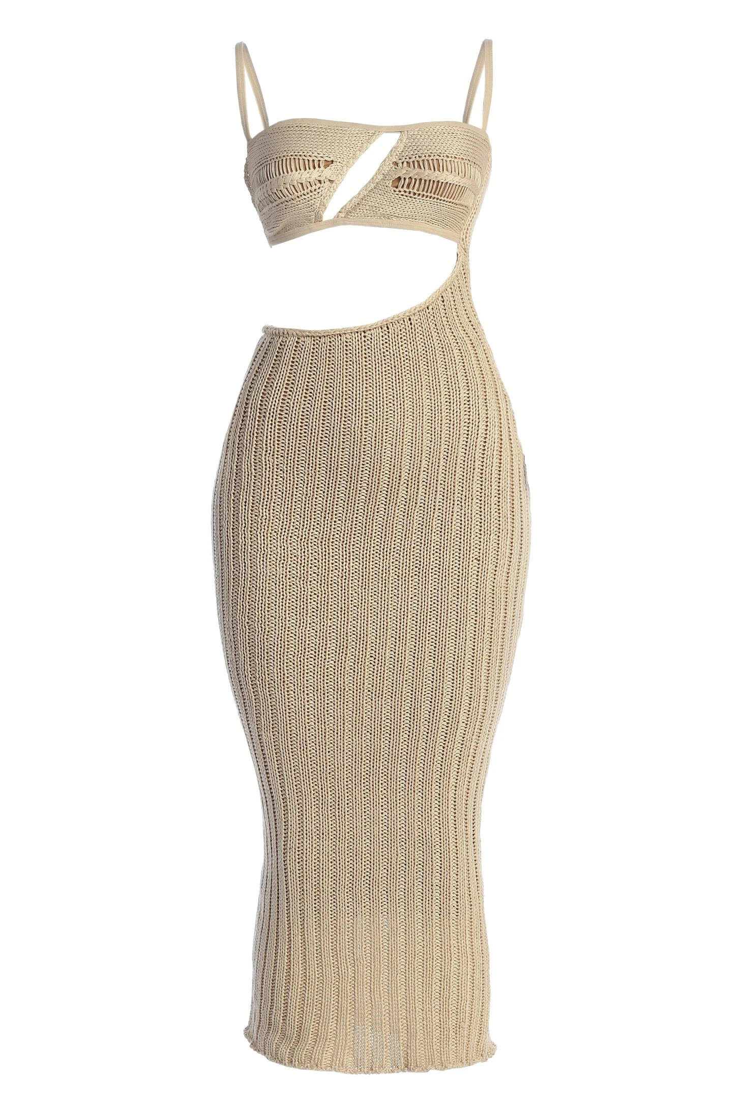 Beige Coastal Escape Dress - Image 3