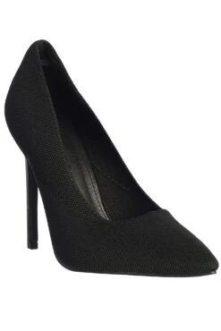 Black Glenna Pointed Toe Pumps