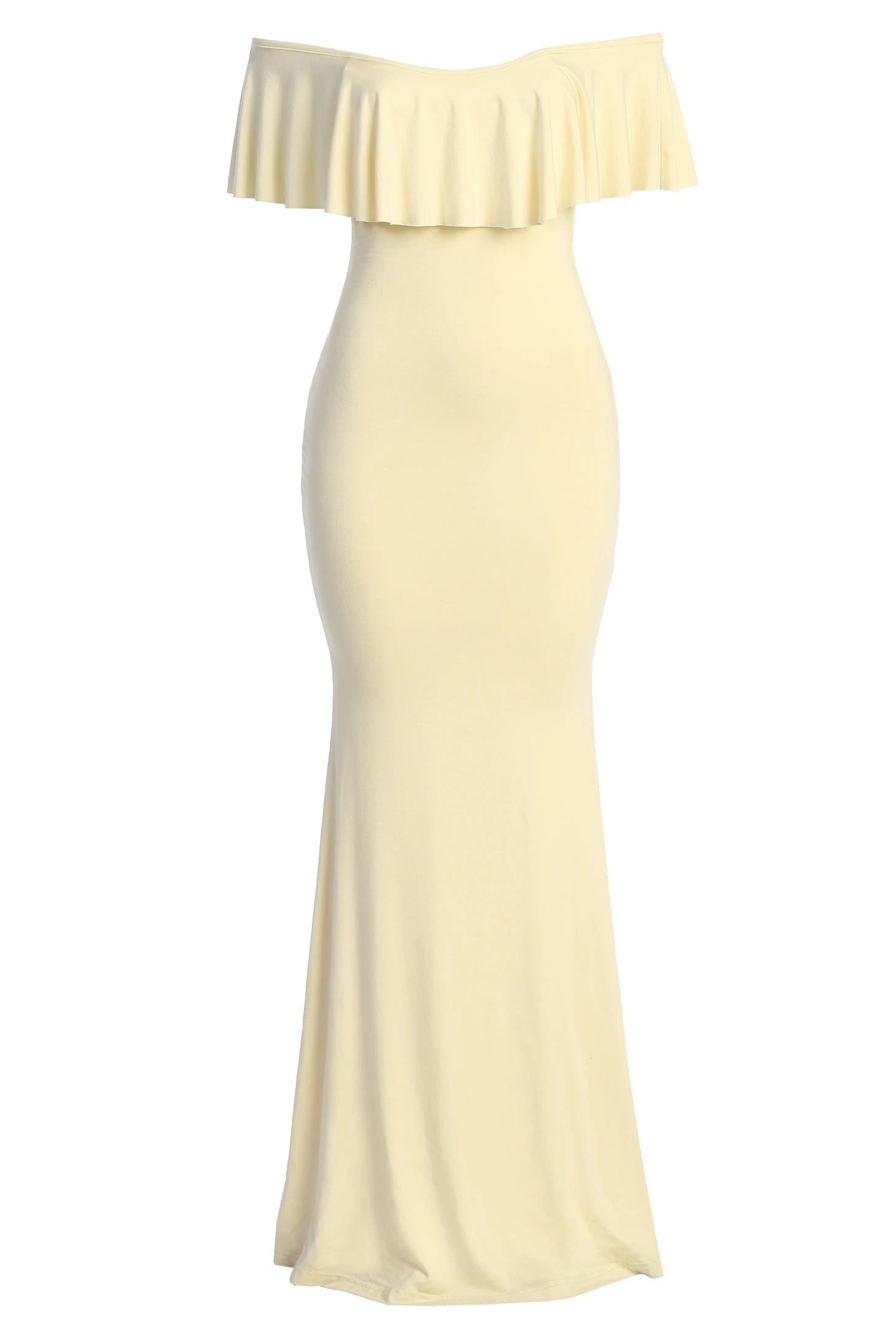 Buttercream Estelle Ruffled Maxi Dress - Image 3
