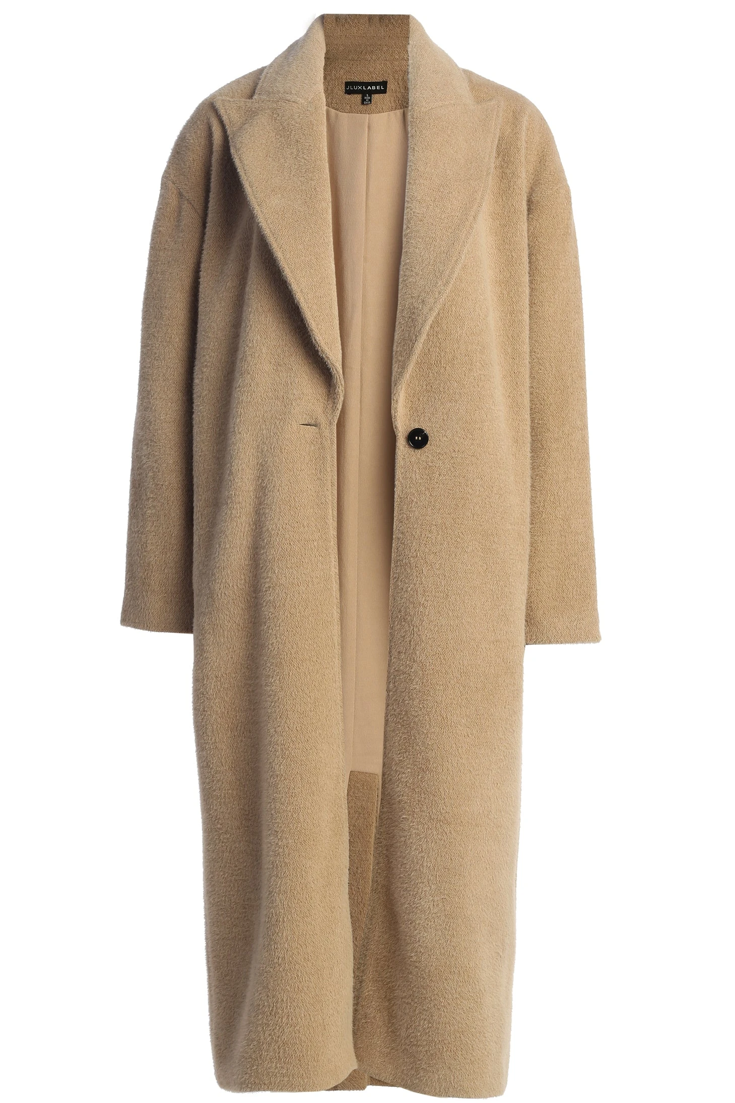 Sand Chelsie Longline Coat - Image 2