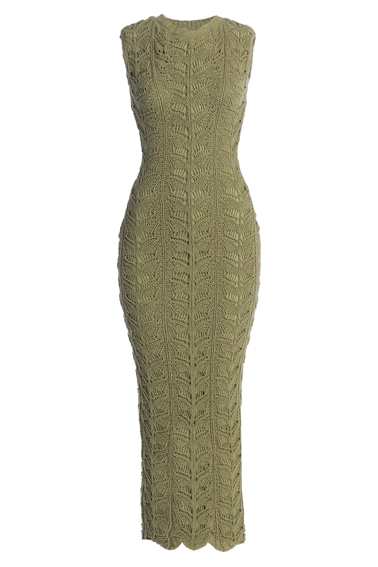 Moss Mykonos Crochet Midi Dress - Image 3
