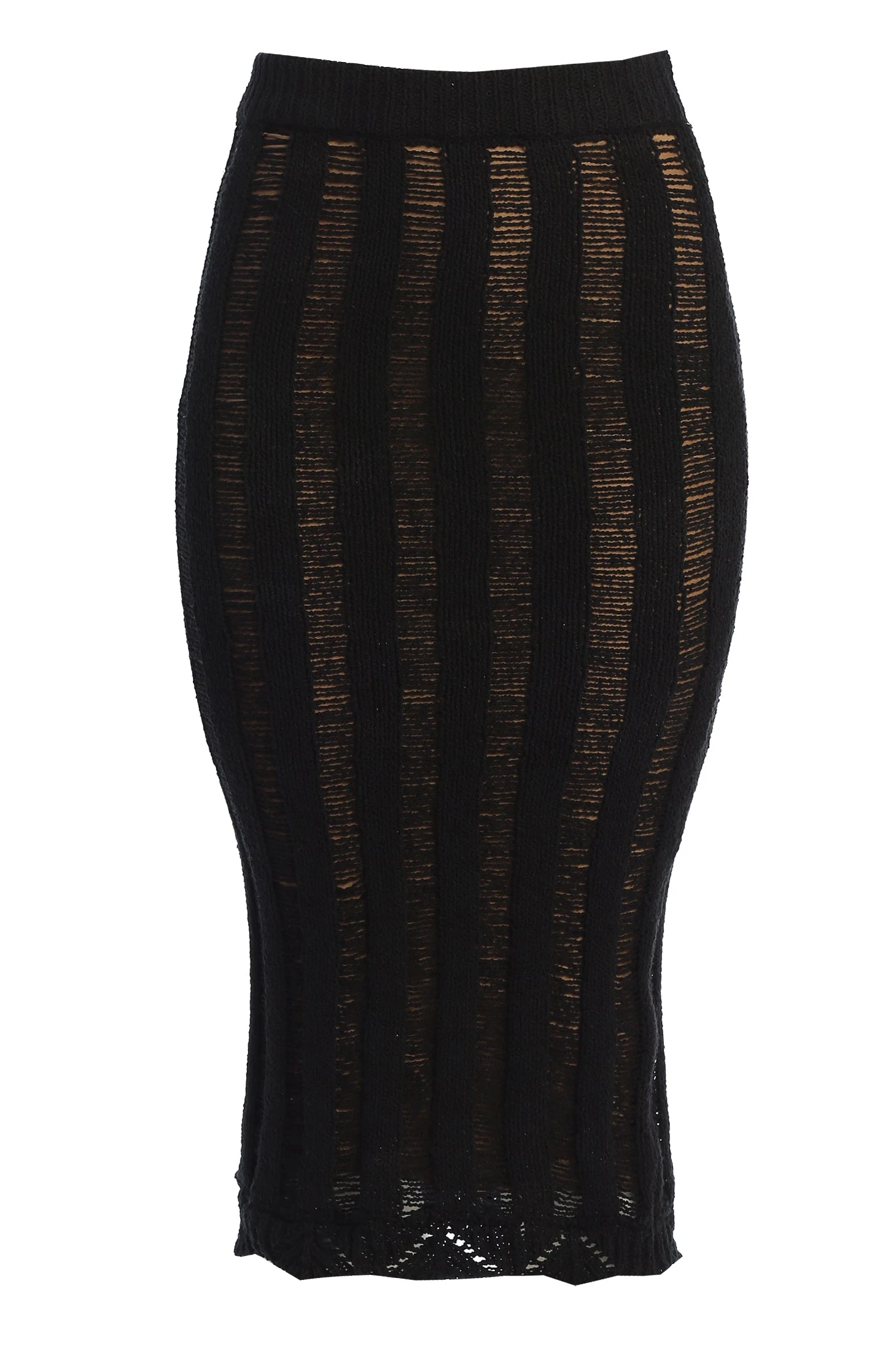 Black Good Form Midi Skirt - Image 4