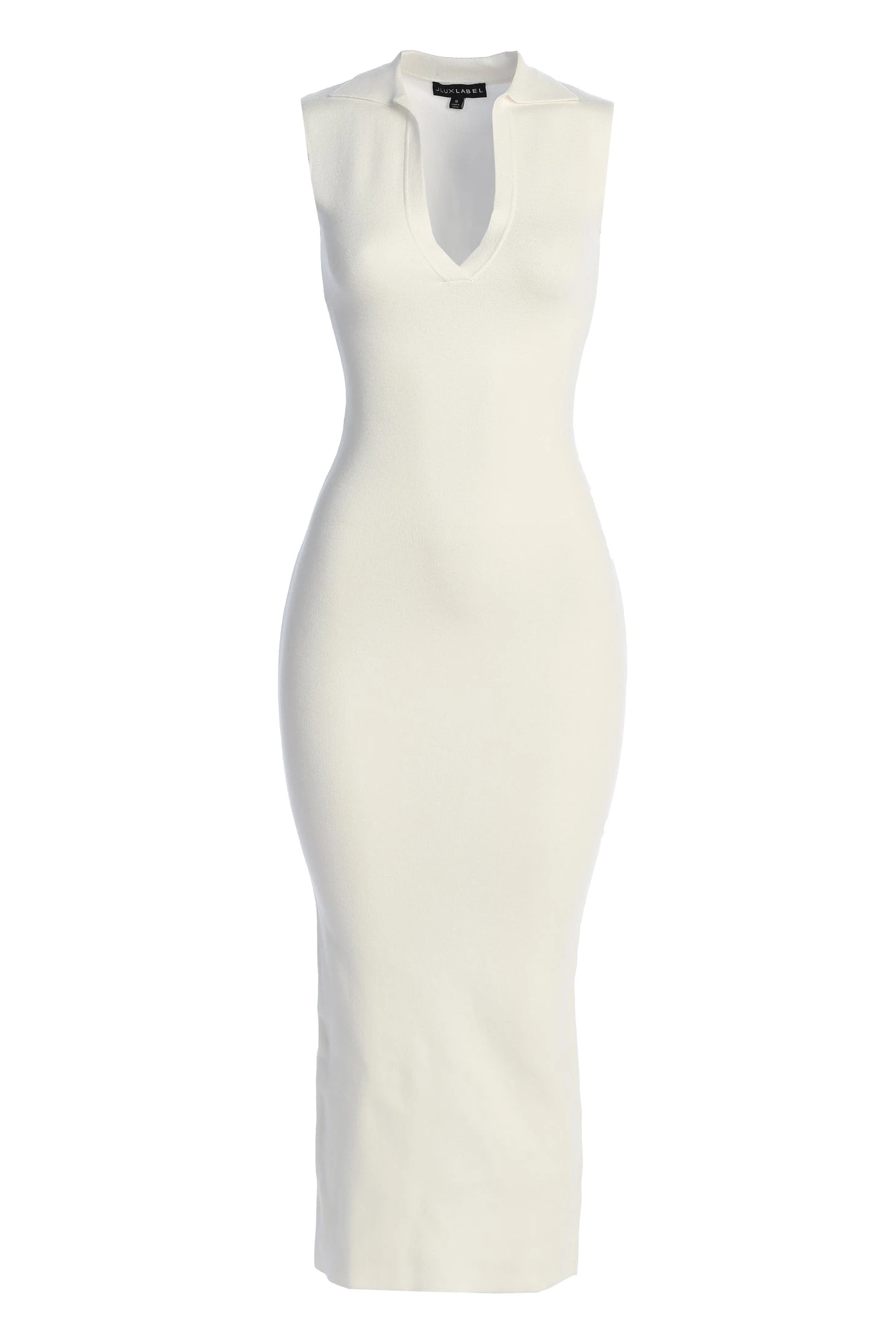White Never Better Midi Dress - Image 4