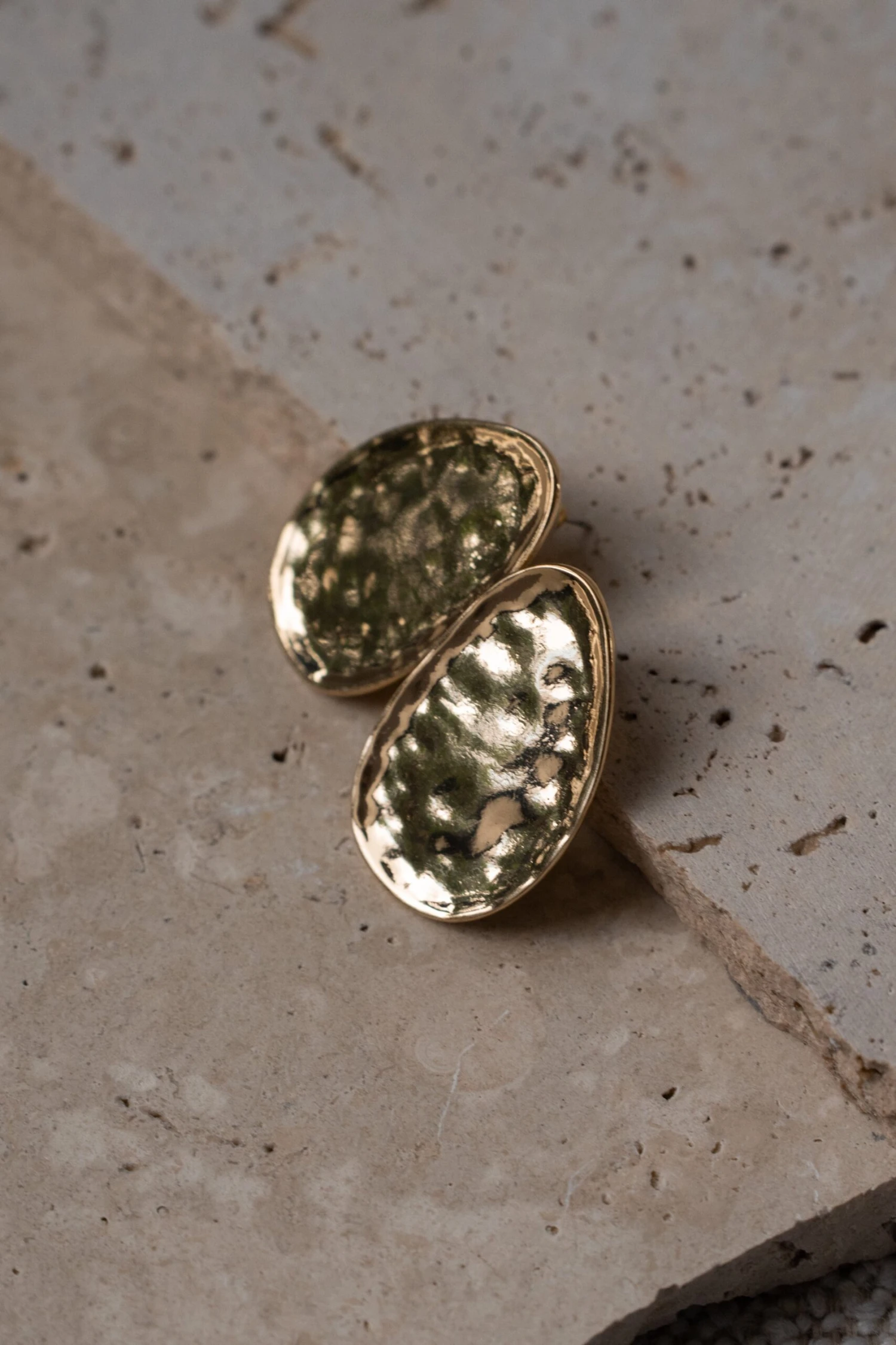 Gold Avalon Earrings - Image 2