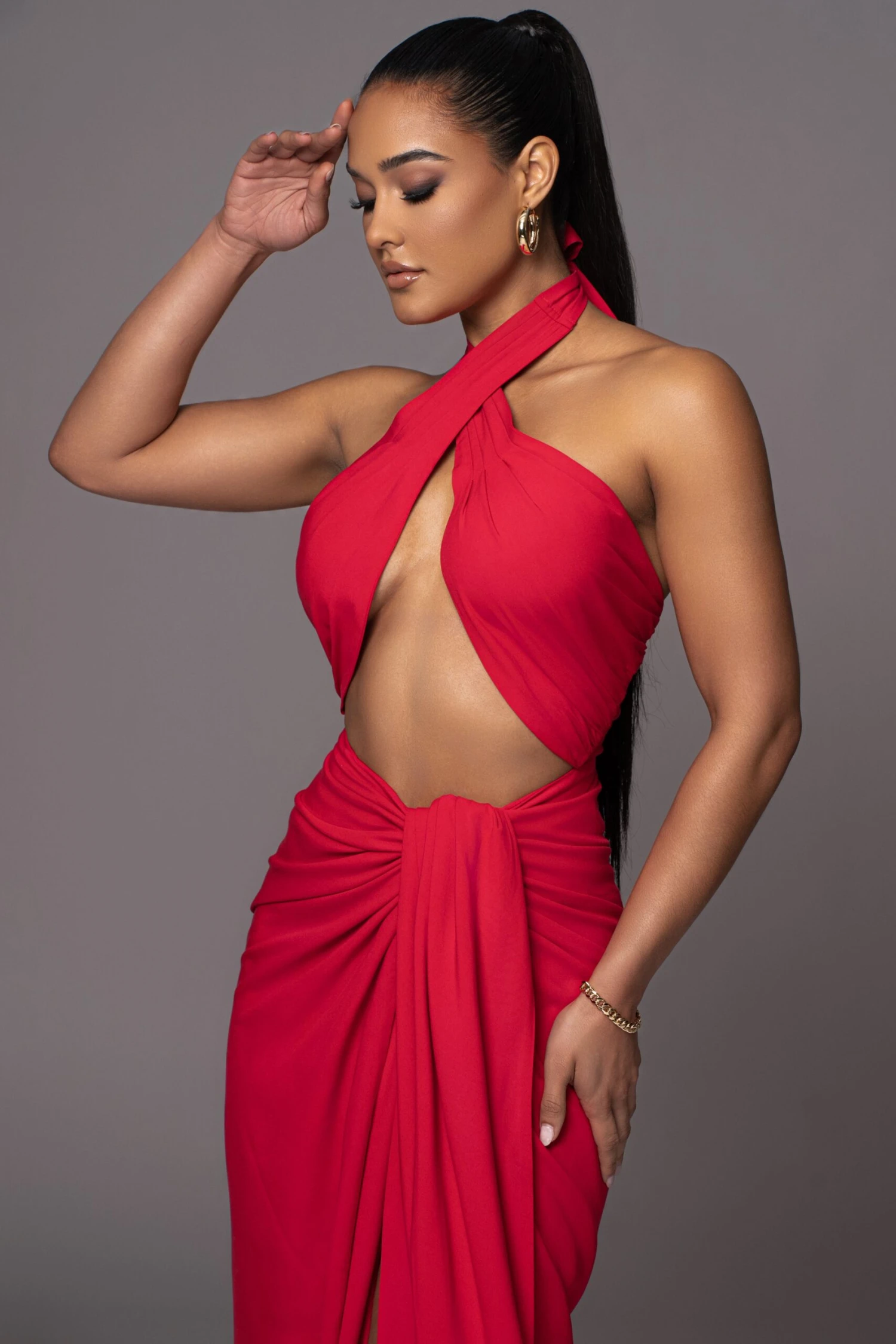 Red Sahara Dress - Image 10