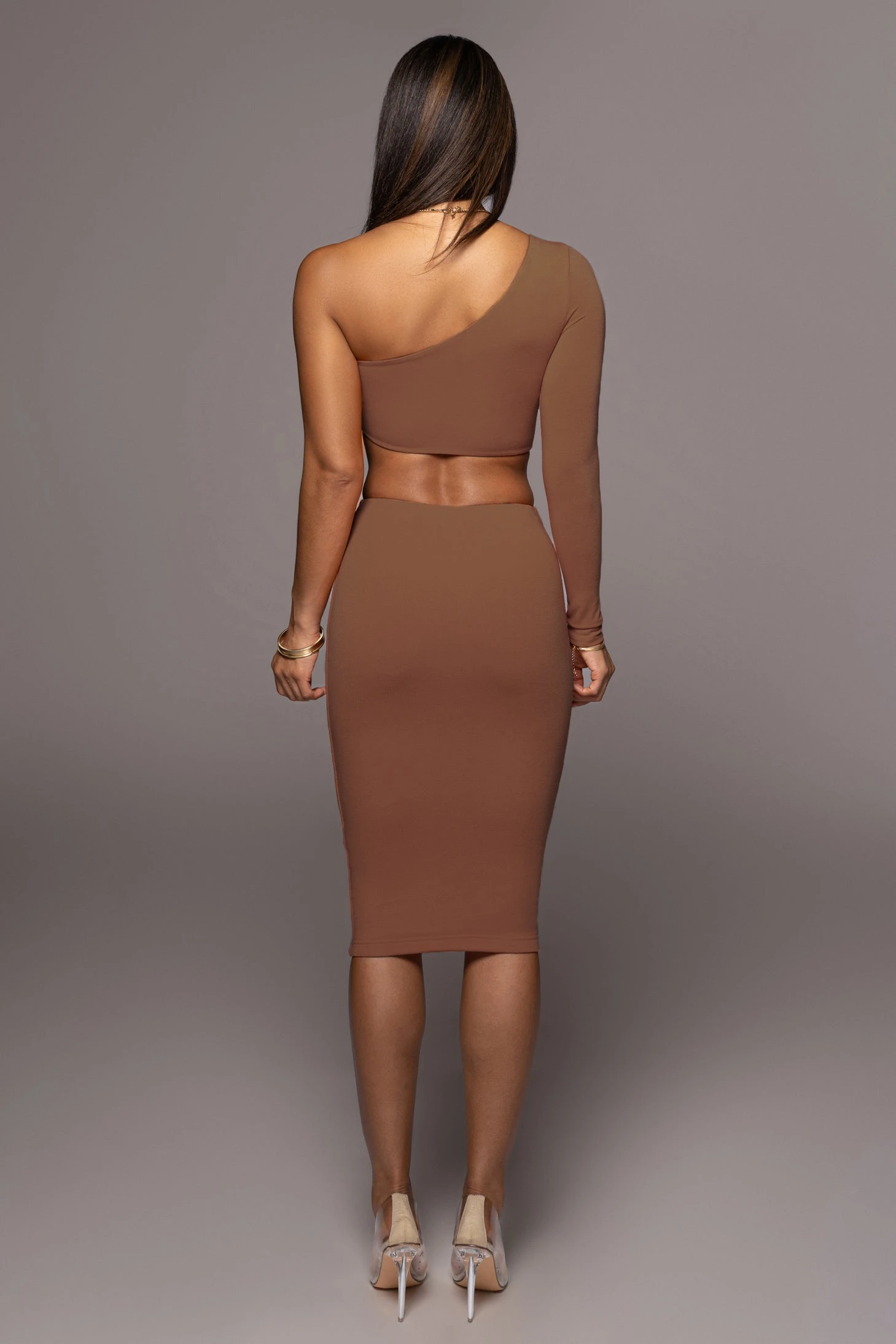 Pecan Yours Truly Midi Dress - Image 7