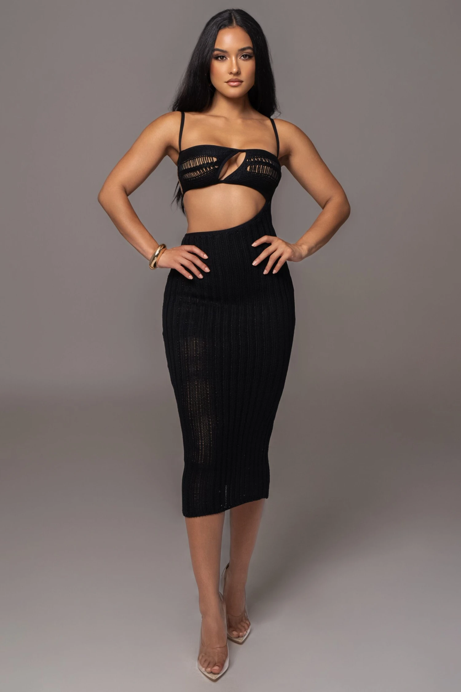 Black Coastal Escape Dress - Image 5