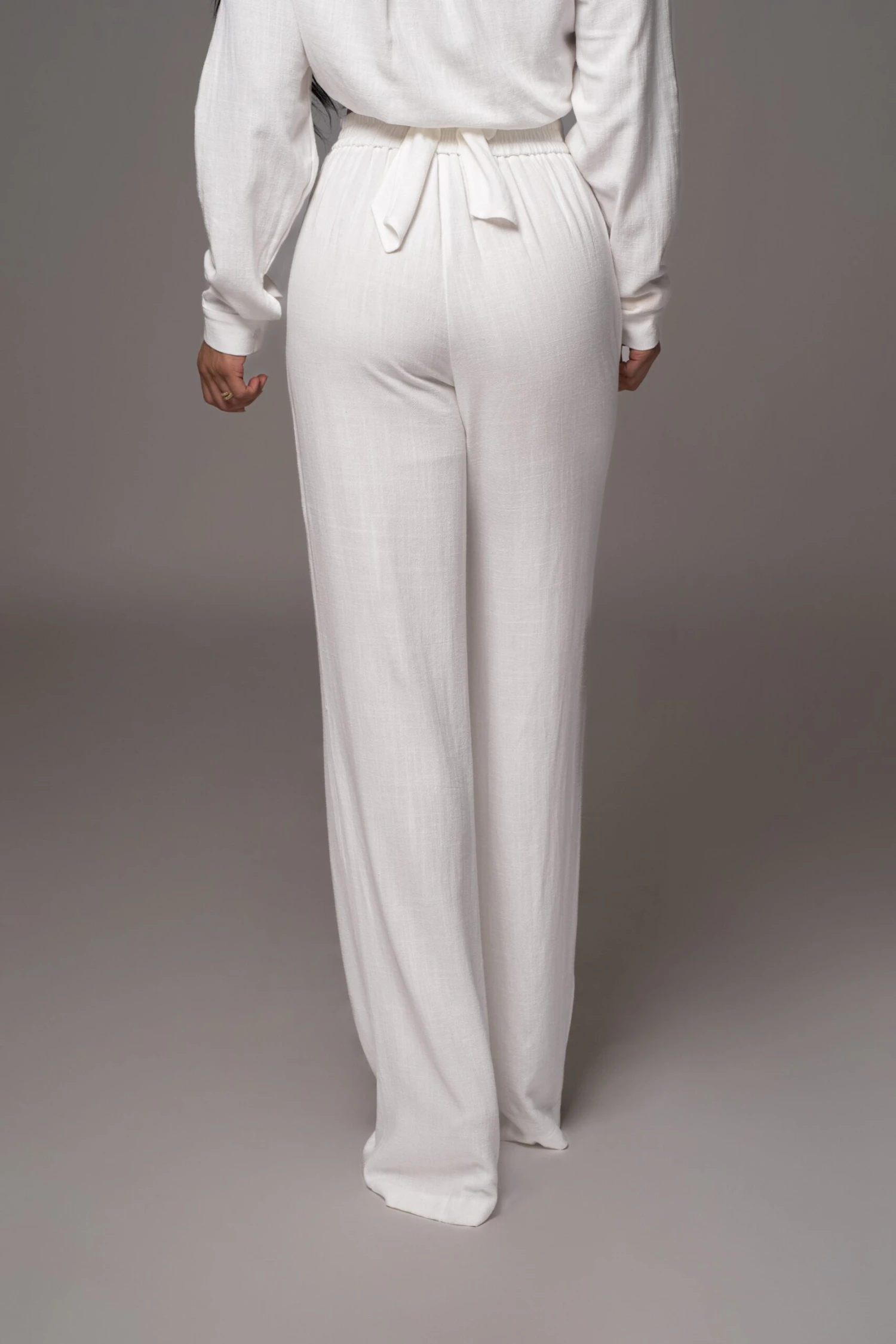 Ivory Thea Linen Pants - Image 11