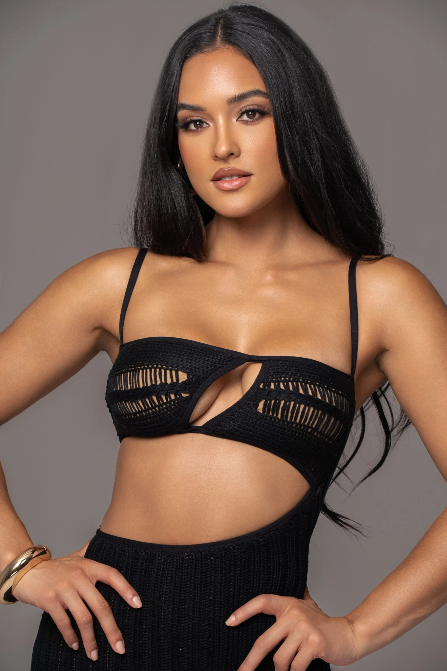 Black Coastal Escape Dress - Image 3