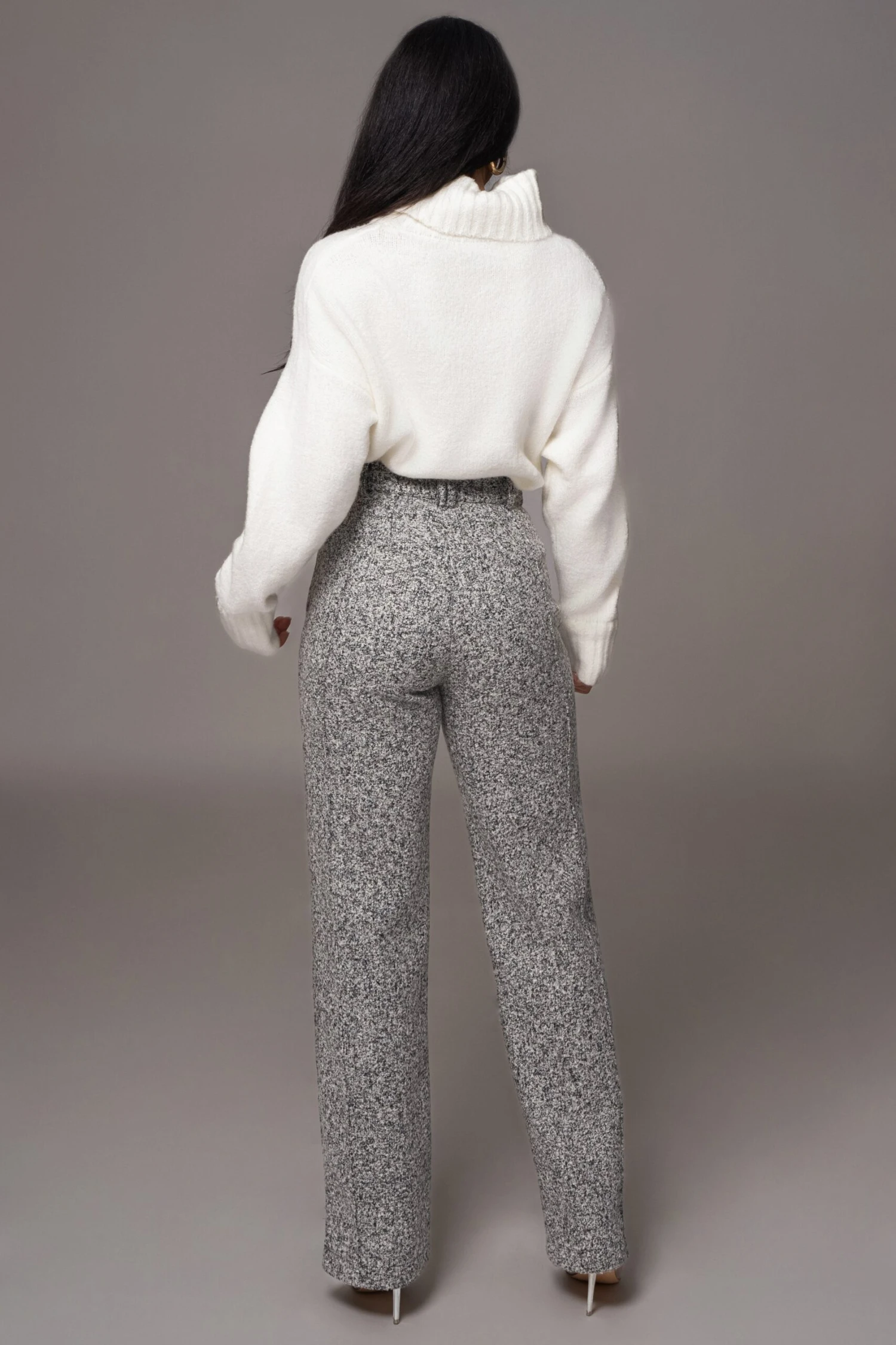 Ivory Beginnings Sweater KnitTurtleneck - Image 6