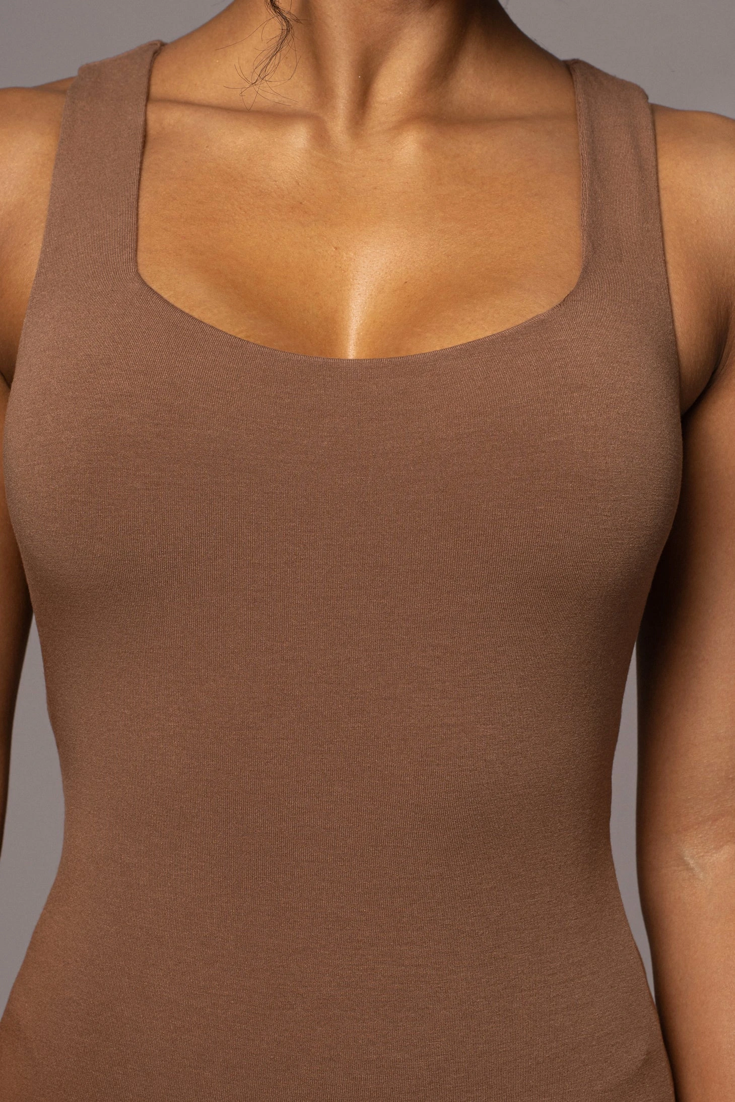 Pecan Brianne Cutout Bodysuit - Image 7
