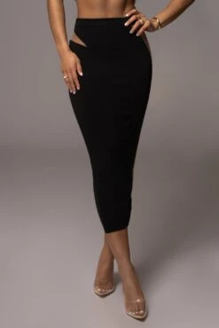 Noir Lost In Time Netted Skirt