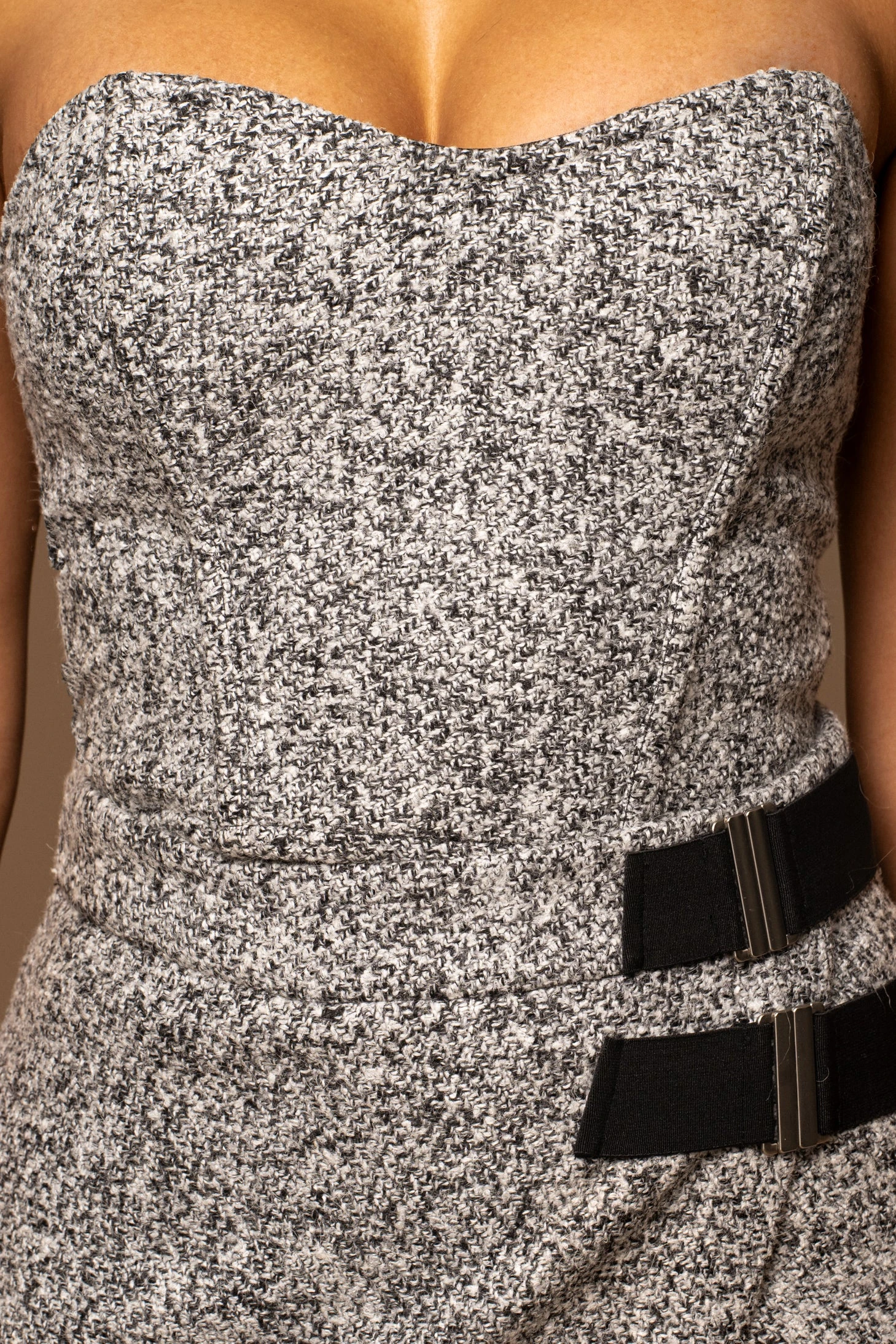 Lt. Grey All You Need Tweed Corset - Image 15