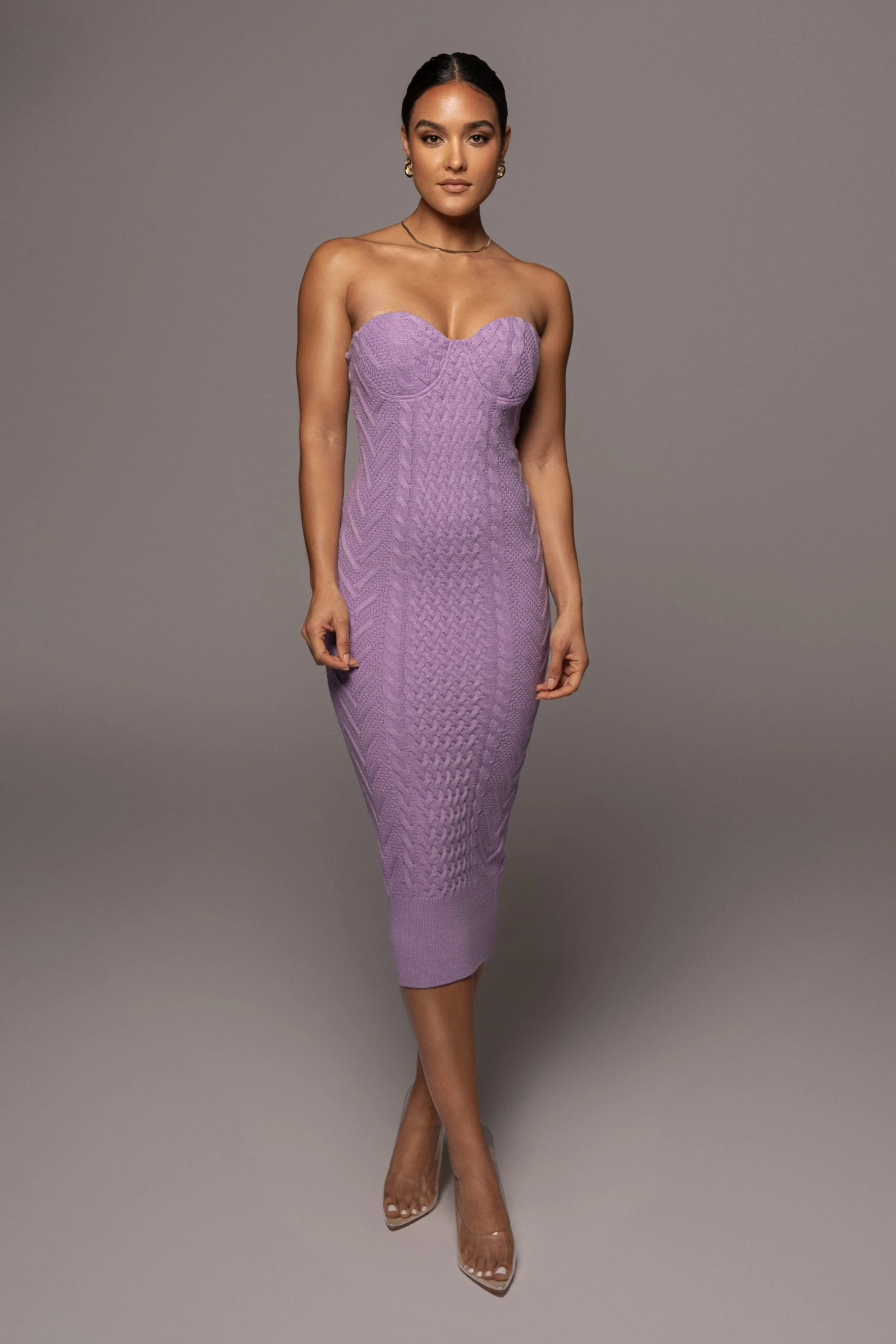 Lilac Shades Of You Bustier Dress
