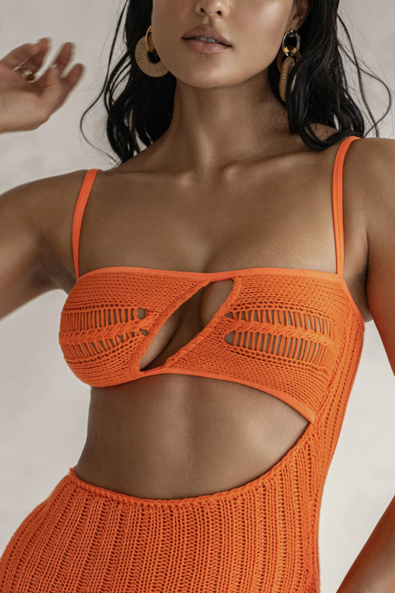 Orange Coastal Escape Dress - Image 11