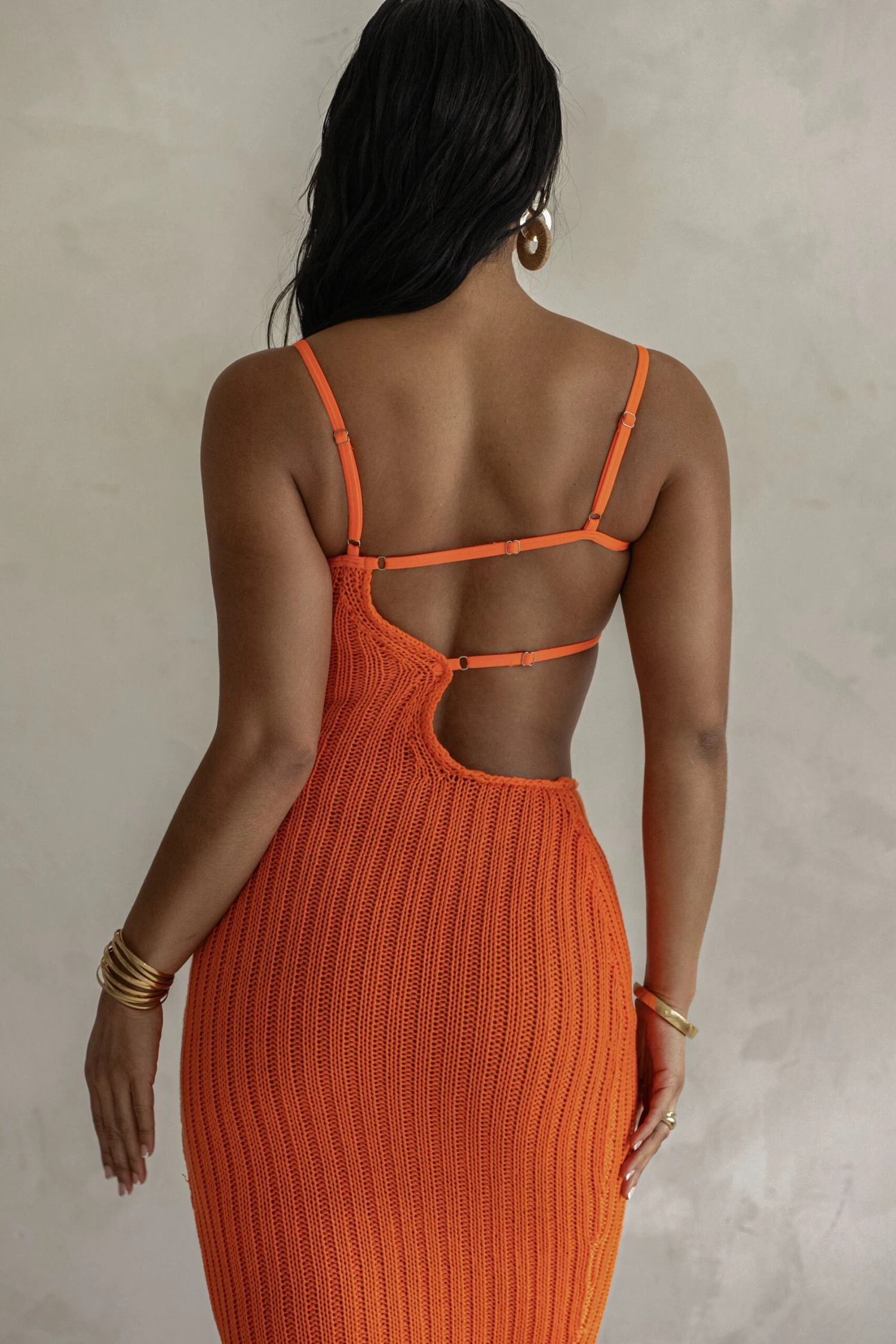Orange Coastal Escape Dress - Image 10