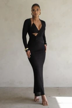 Noir Zurie 3-Piece Skirt Set