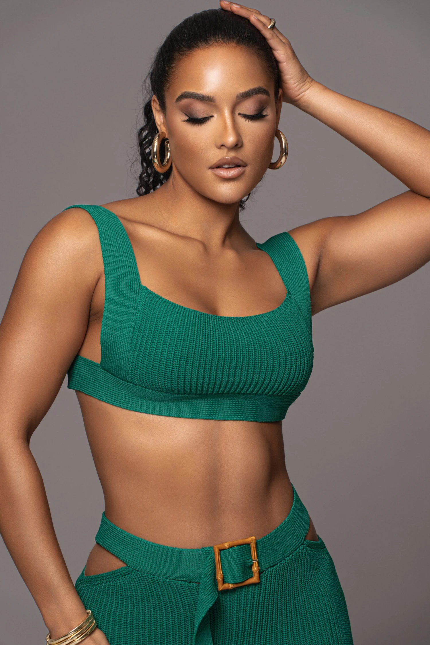 Emerald Nikole Ribbed Skirt Set - Image 5