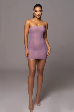 Purple Unapologetic Mini Dress