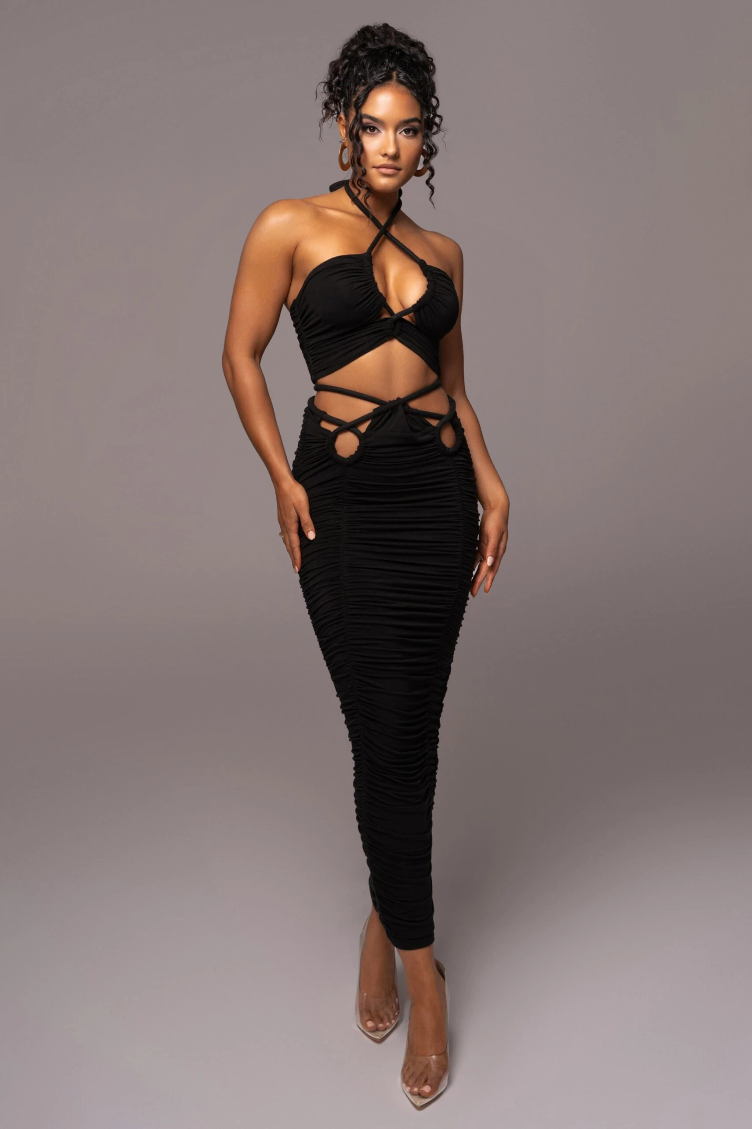 Black Go The Distance Skirt Set - Image 3