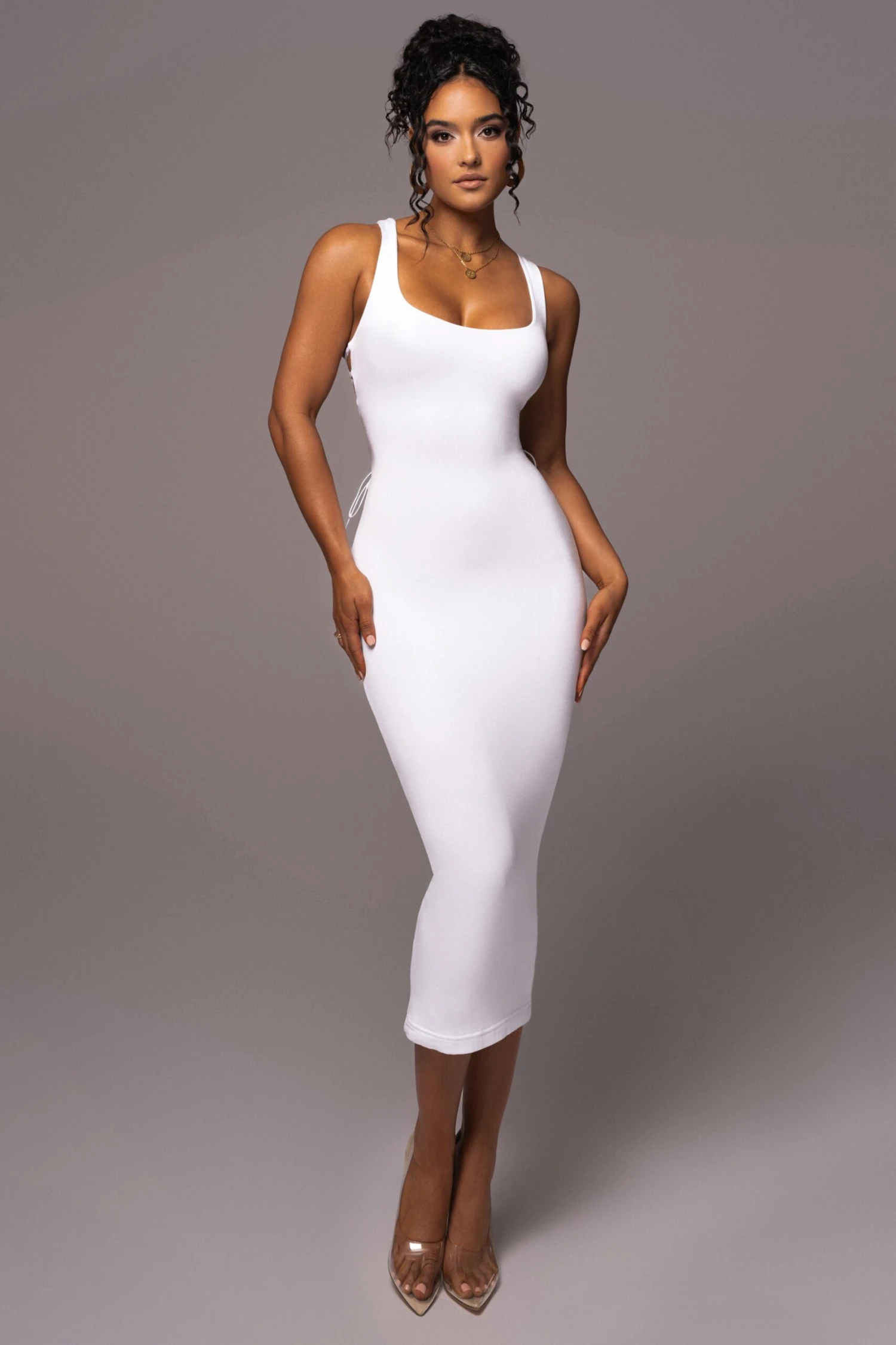 Ivory Late Nights Midi Dress - Image 5