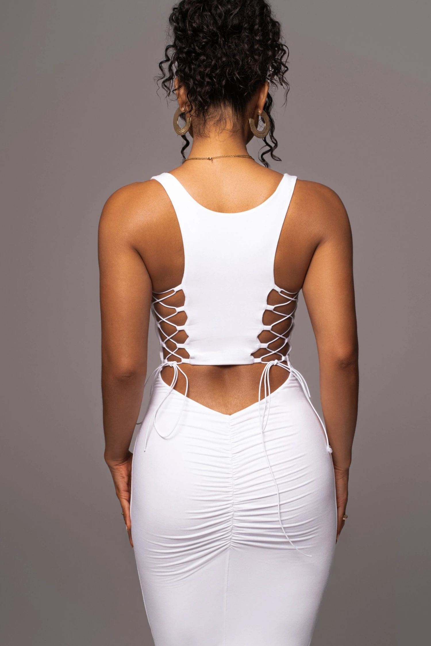 Ivory Late Nights Midi Dress - Image 2