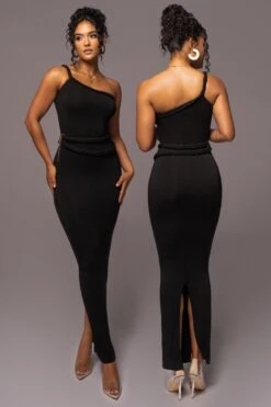 Black One Of One Maxi Dress