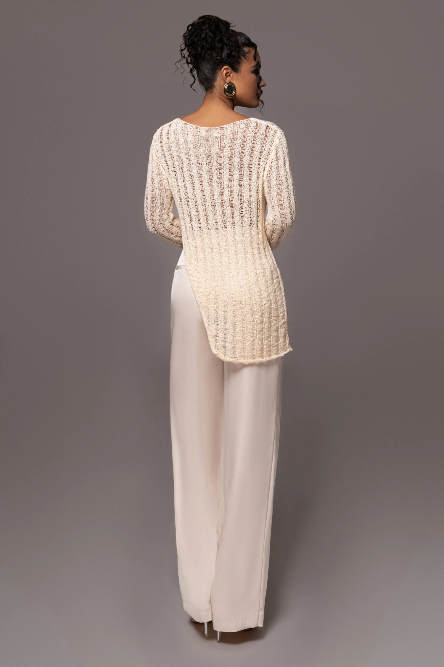 Cream Natalya Rib Knit Top - Image 15