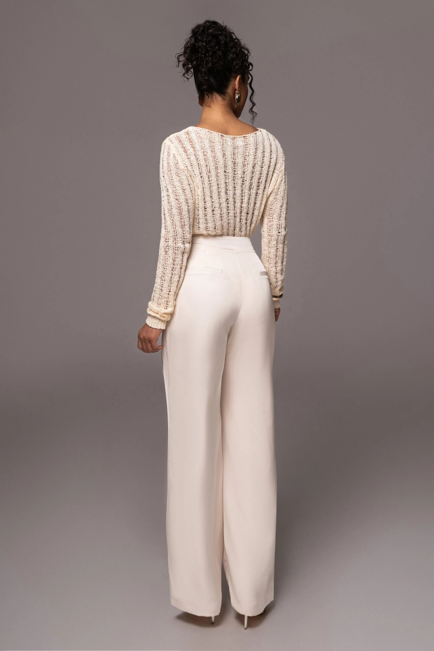 Cream Natalya Rib Knit Top - Image 13