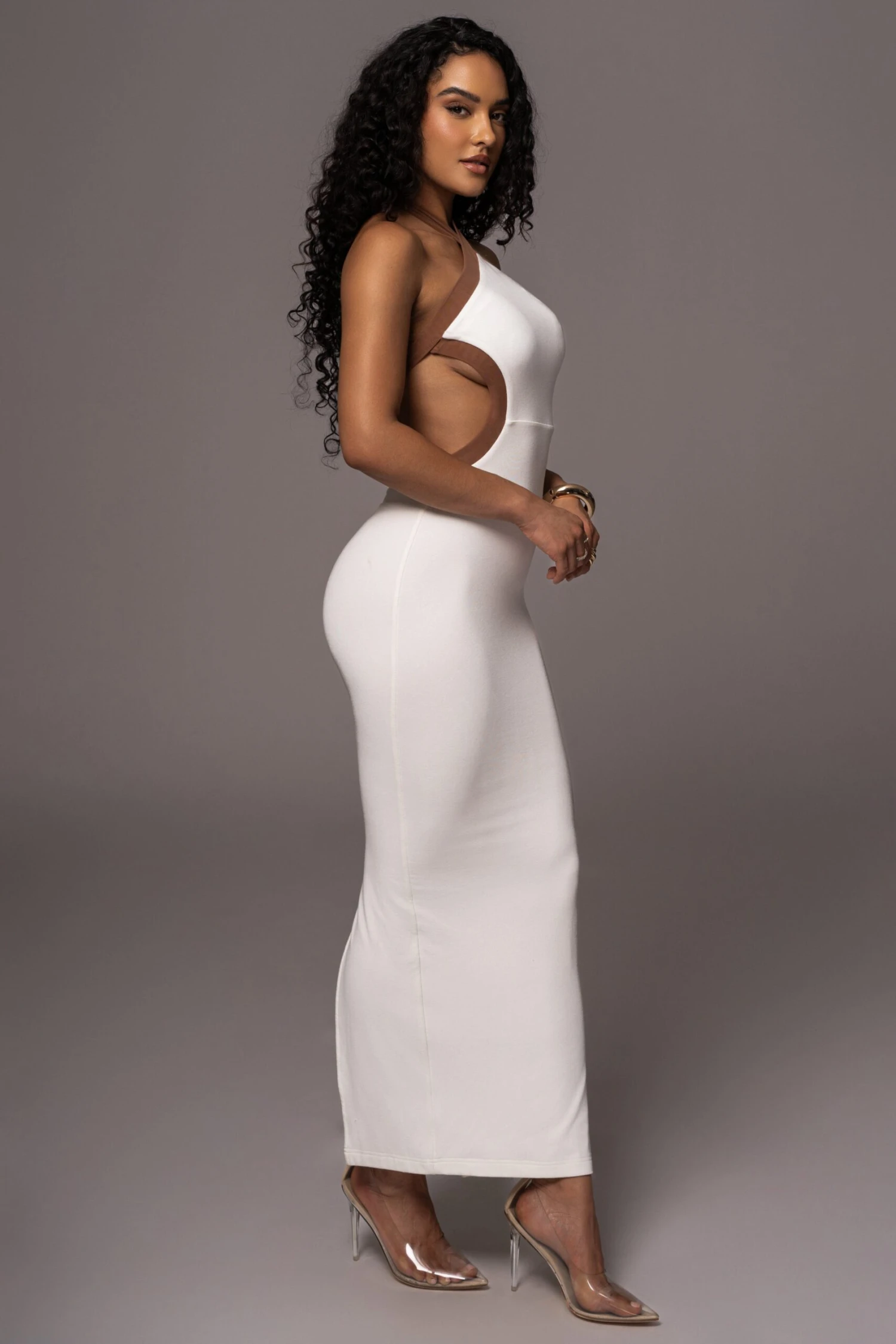 Ivory Nights In Milan Maxi Dress - Image 10