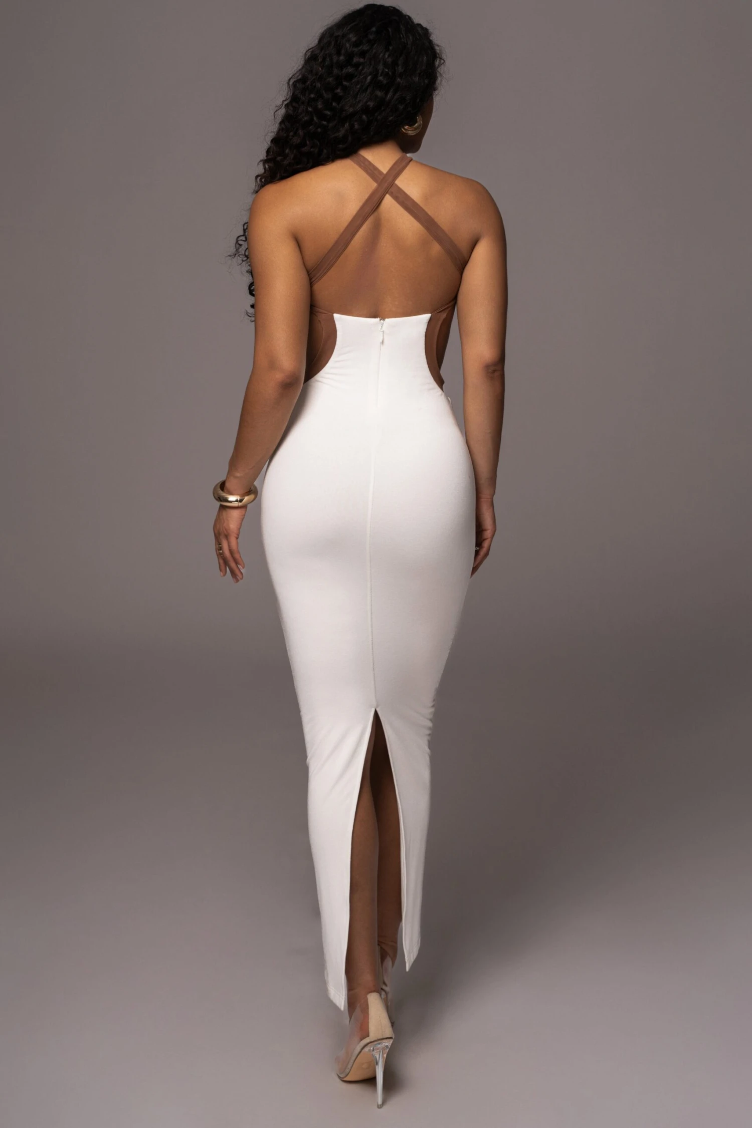 Ivory Nights In Milan Maxi Dress - Image 12