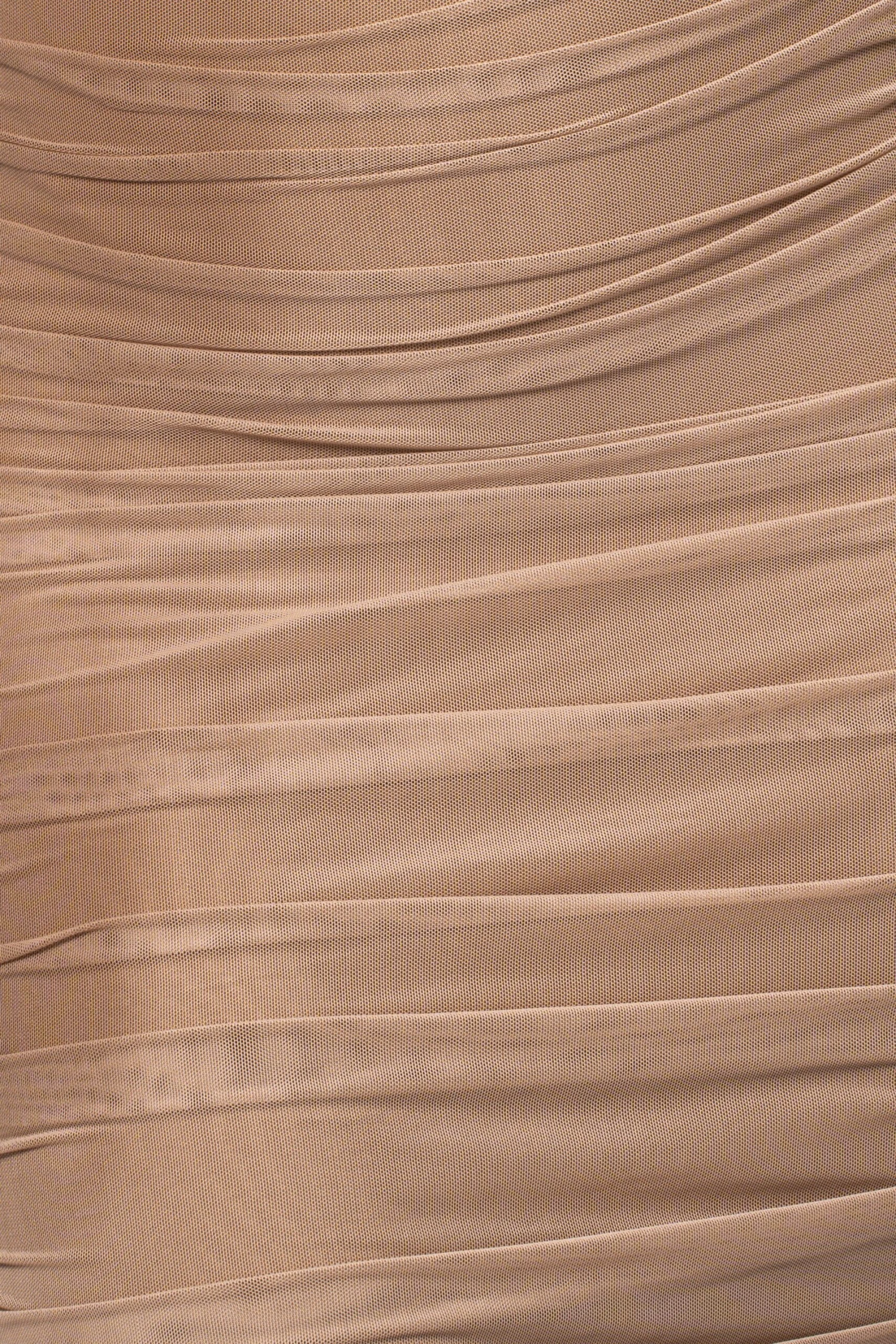 Tan Denise Ruched Dress - Image 10