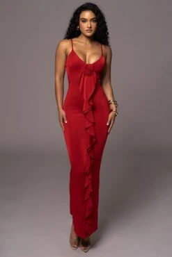 Red Rosalinda Maxi Dress