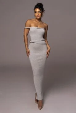 Grey One Of One Maxi Dress