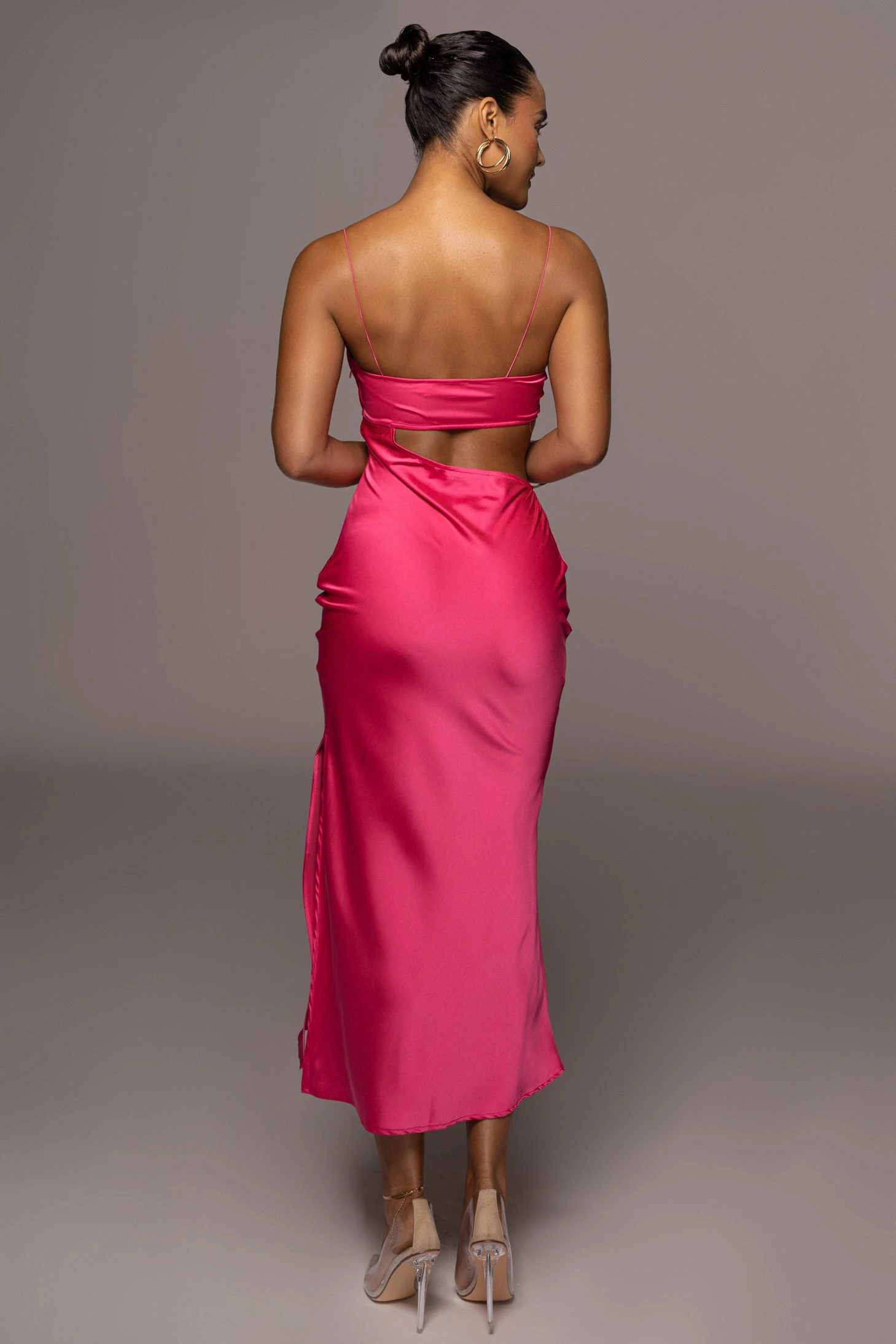 Pink Maurine Cutout Dress - Image 10