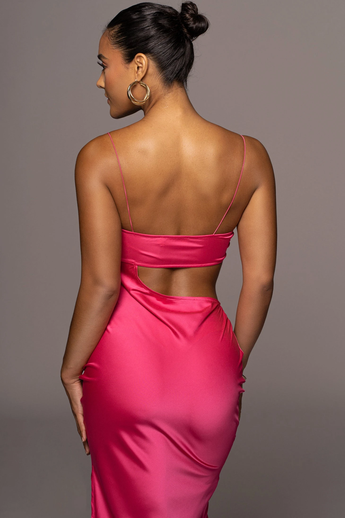 Pink Maurine Cutout Dress - Image 9