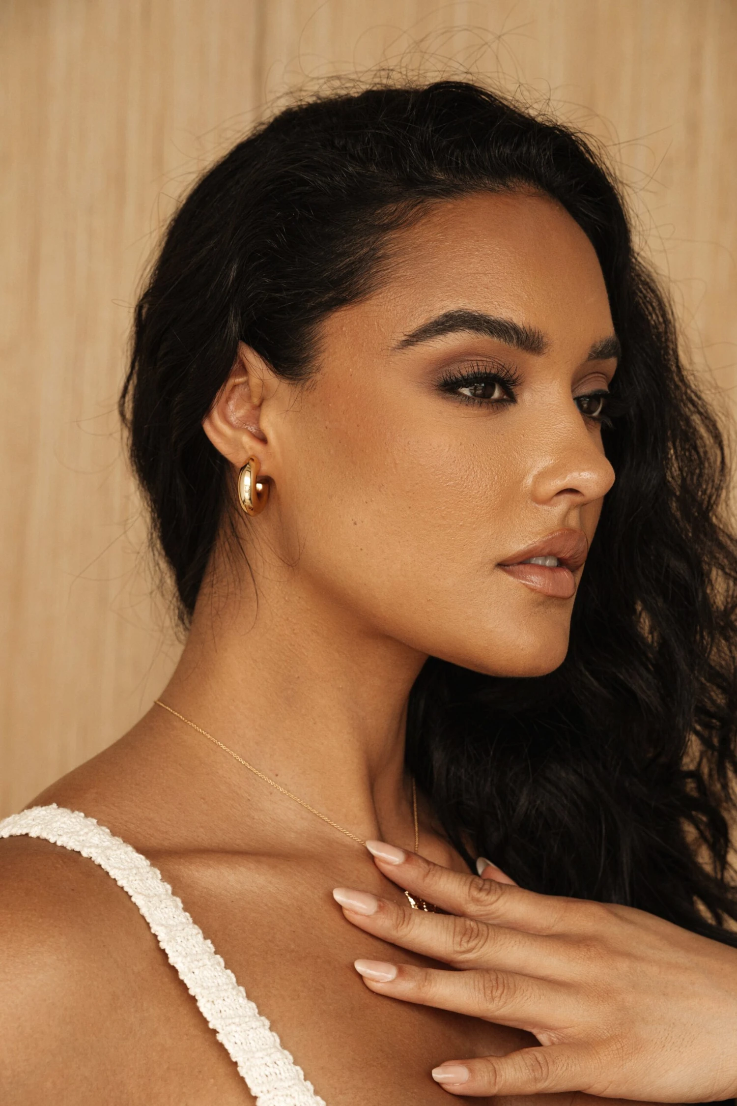 Gold Carolyn Earrings - Image 3