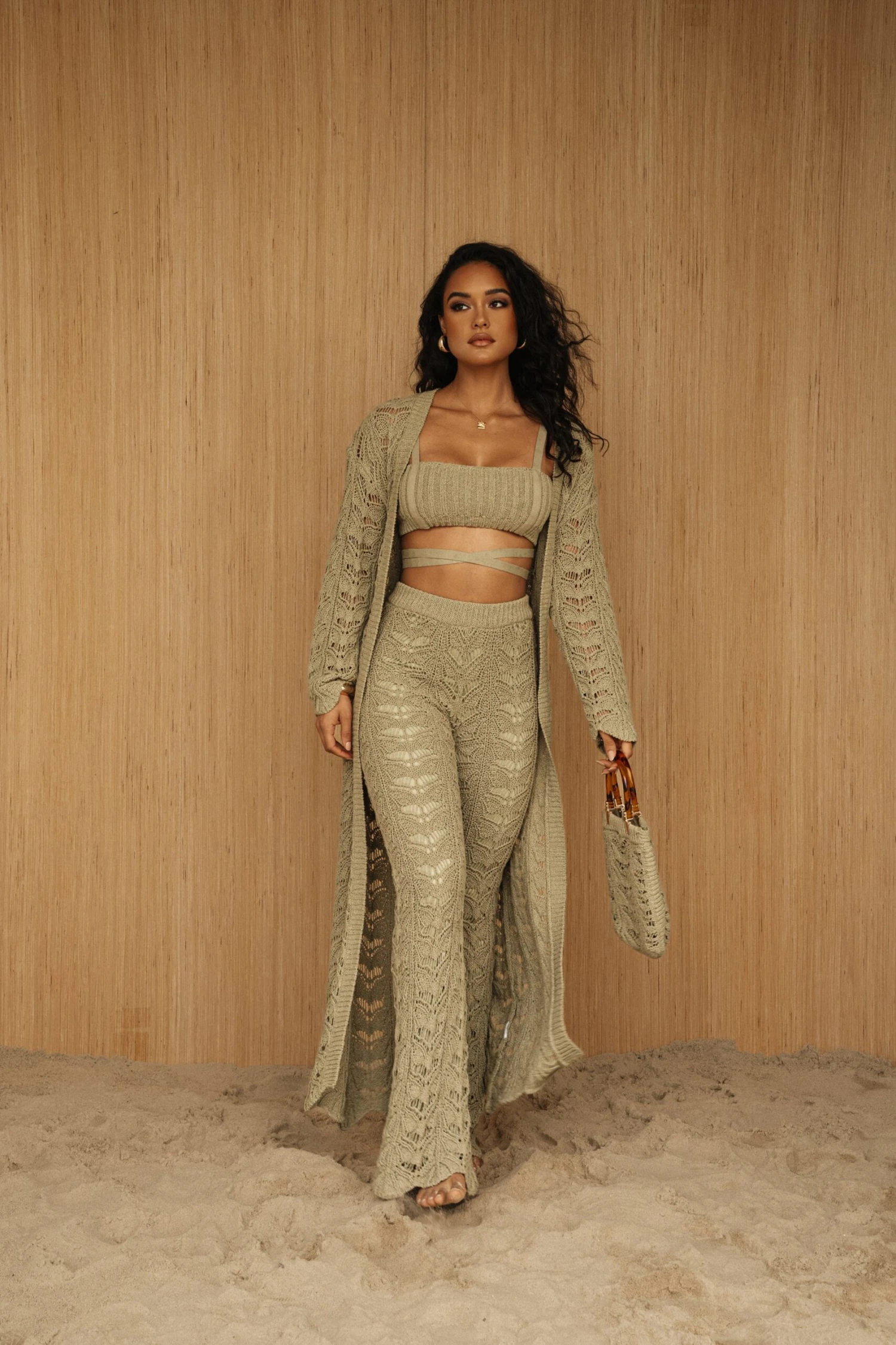 Moss Island Crochet Pants - Image 3