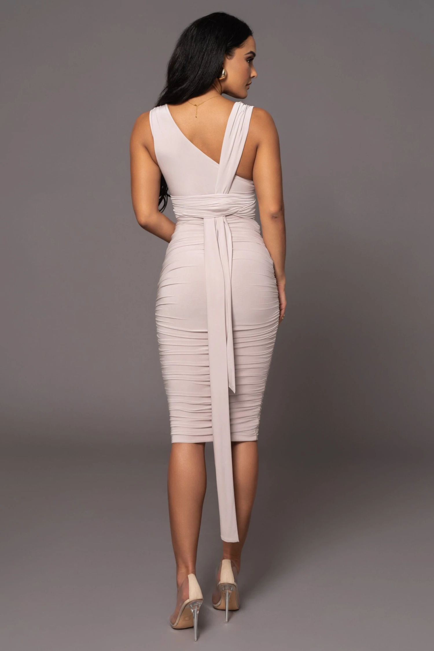 Seashell Edge Of Romance Midi Dress - Image 15