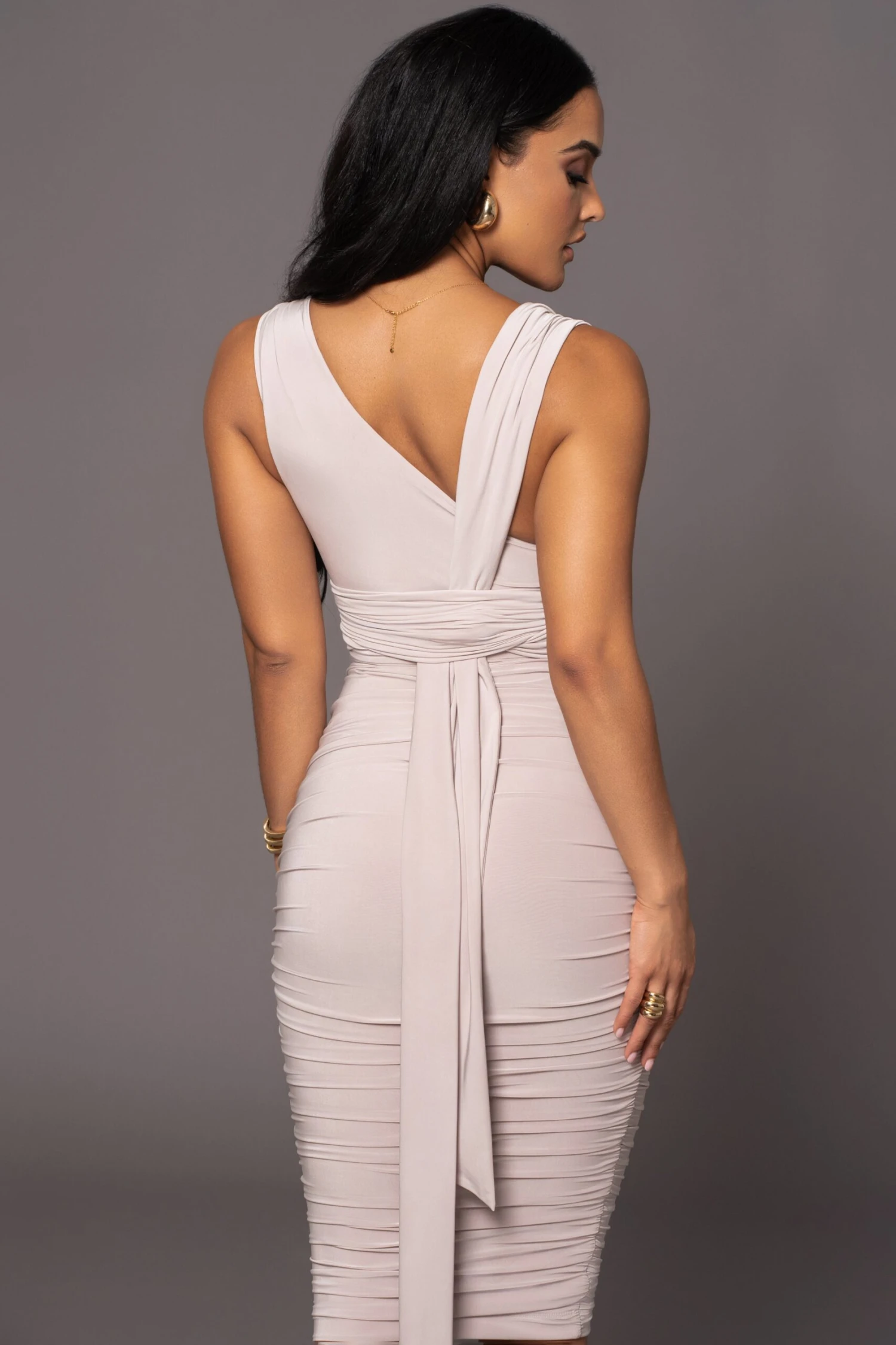 Seashell Edge Of Romance Midi Dress - Image 14