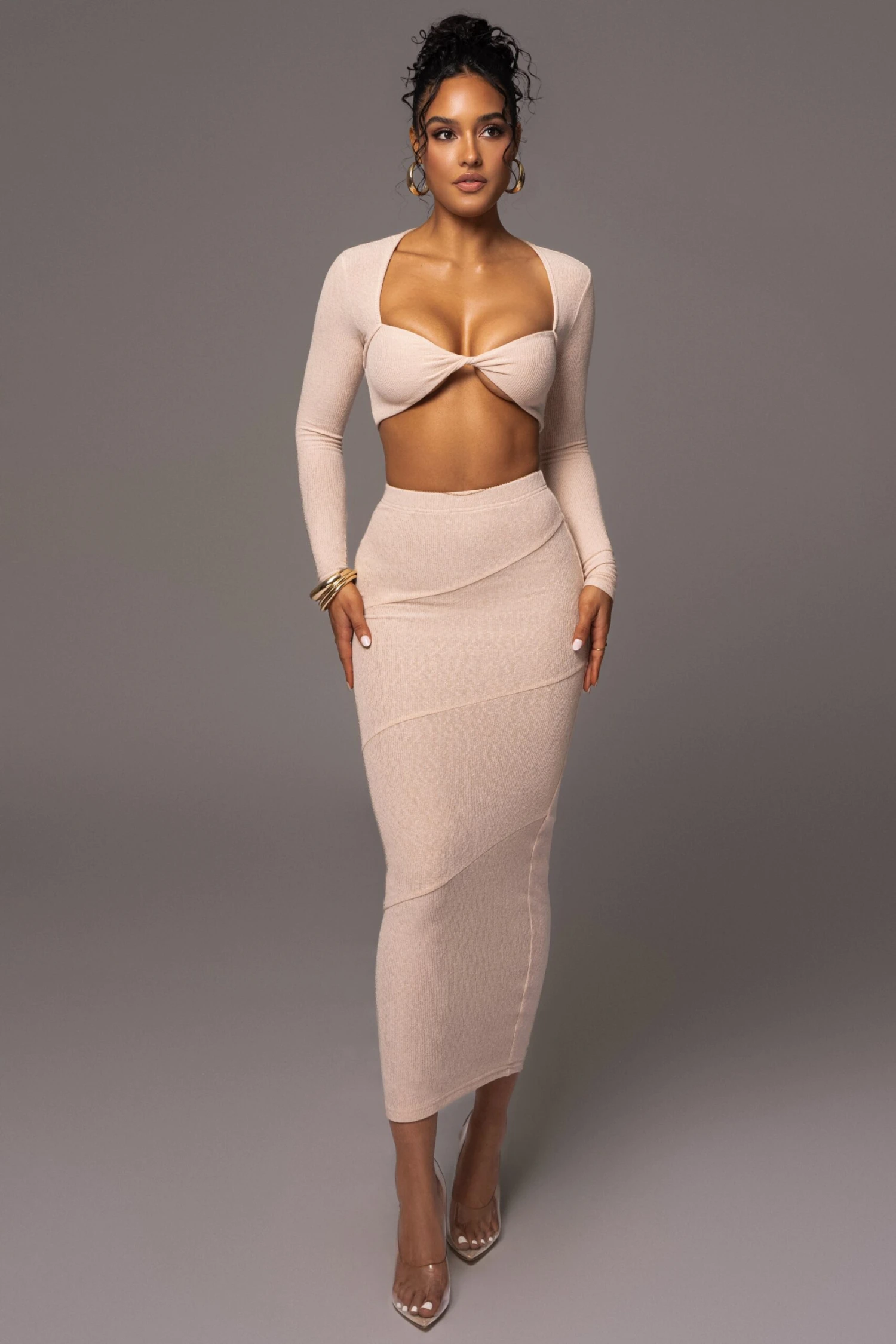 Beige All About You Skirt Set - Image 8
