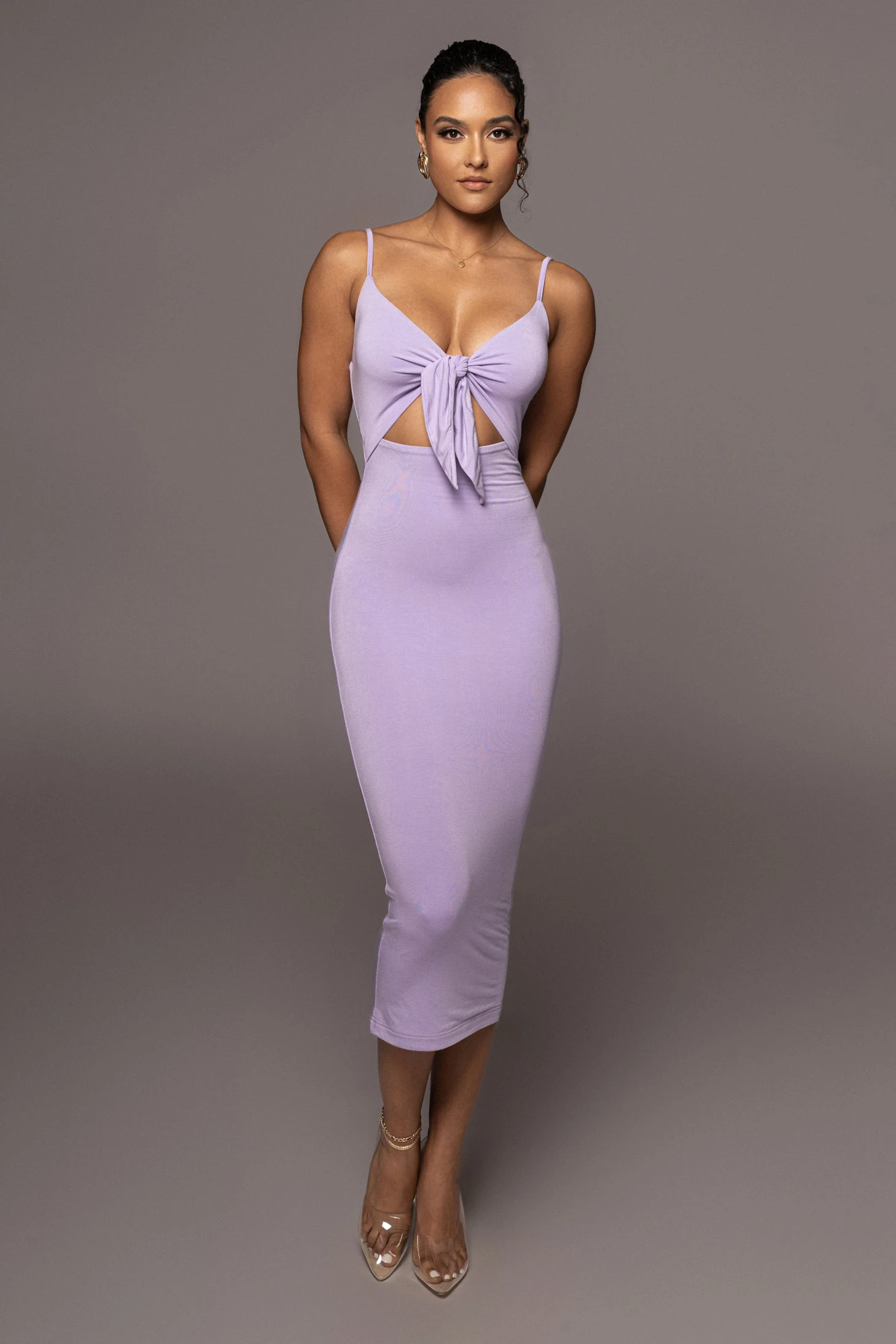 Lilac Soulmate Cut Out Dress
