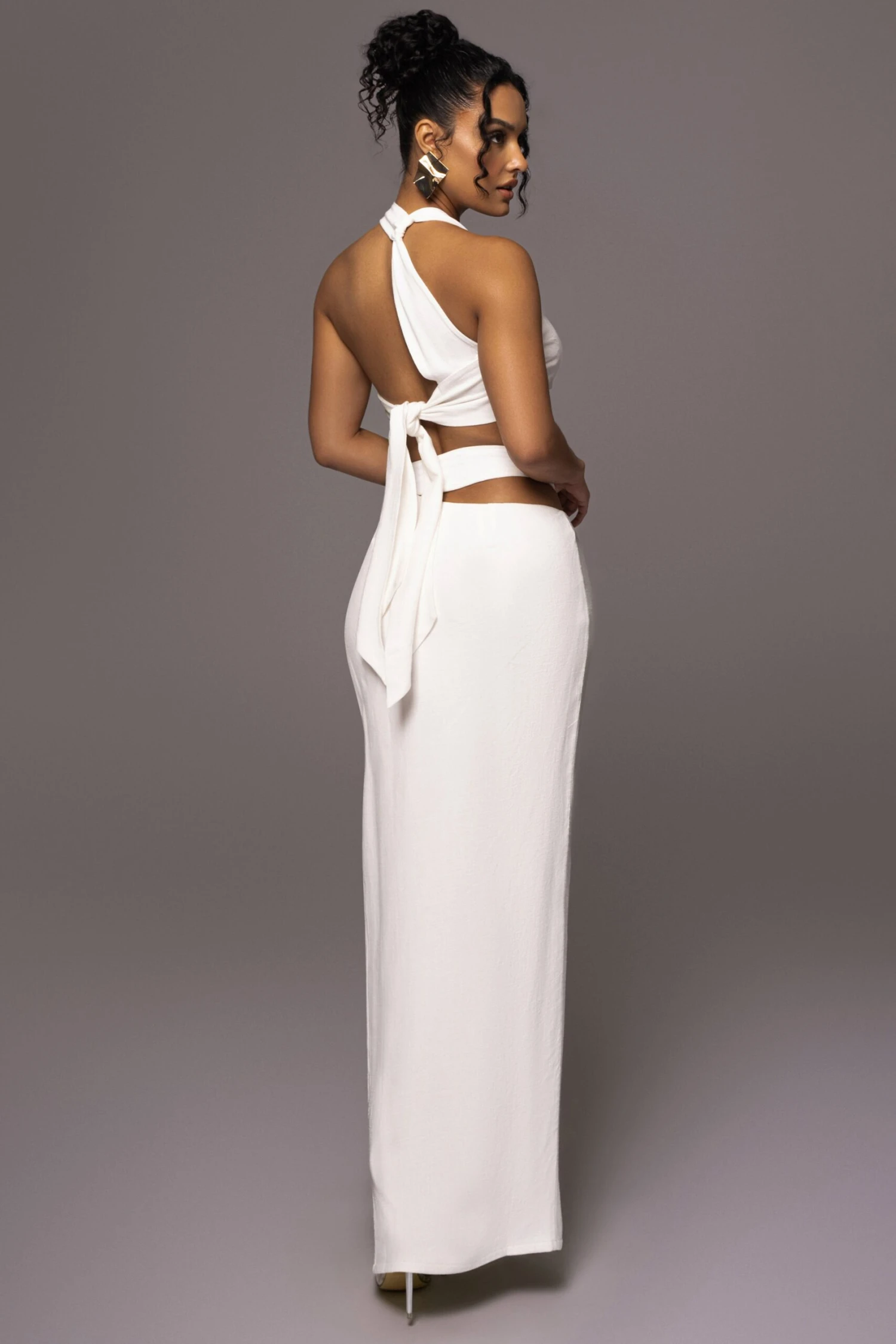 Ivory New Age Two Piece Skirt Set - Image 10