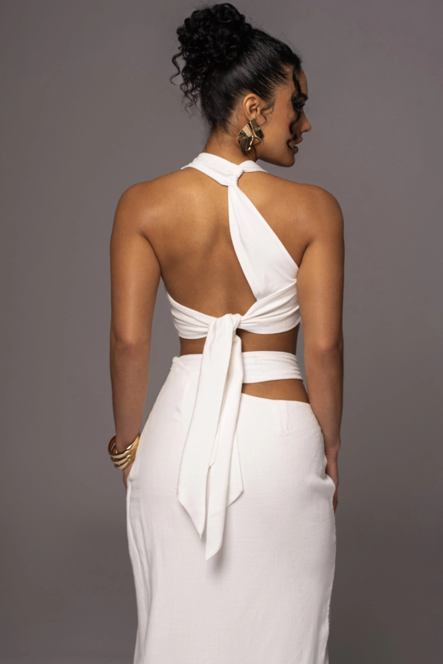 Ivory New Age Two Piece Skirt Set - Image 11