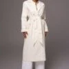 Off White One Step Closer Linen Coat