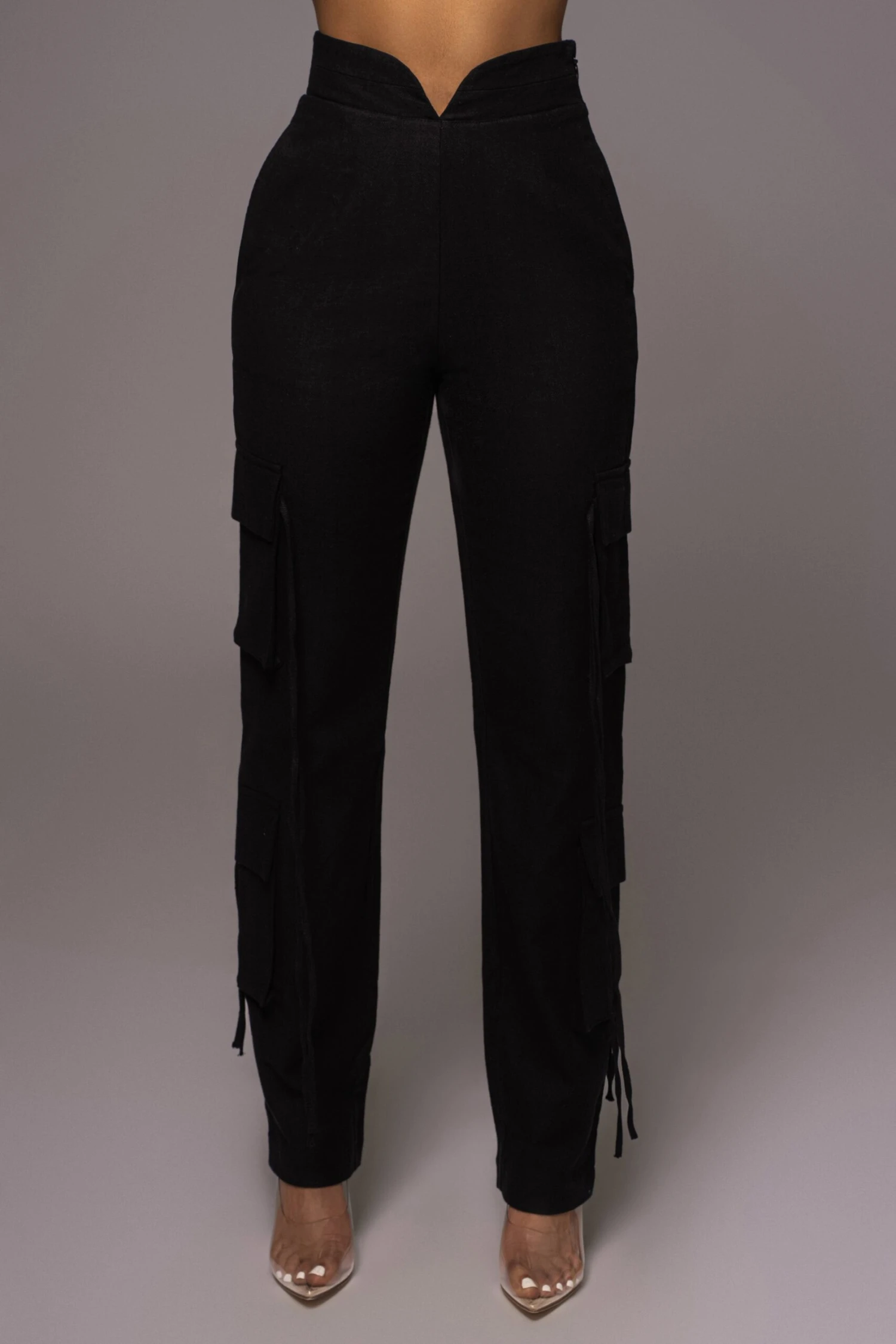 Black Better Half Linen Utility Pants - Image 2